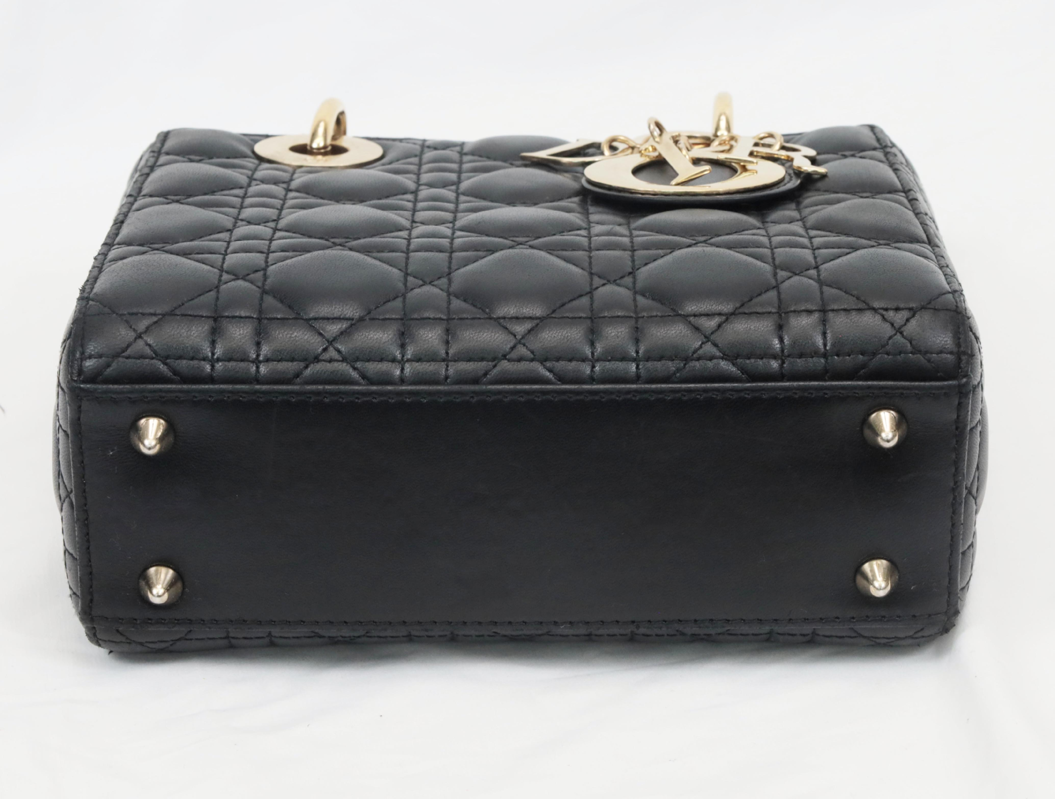 My Lady Dior Black Shoulder Bag — view 3