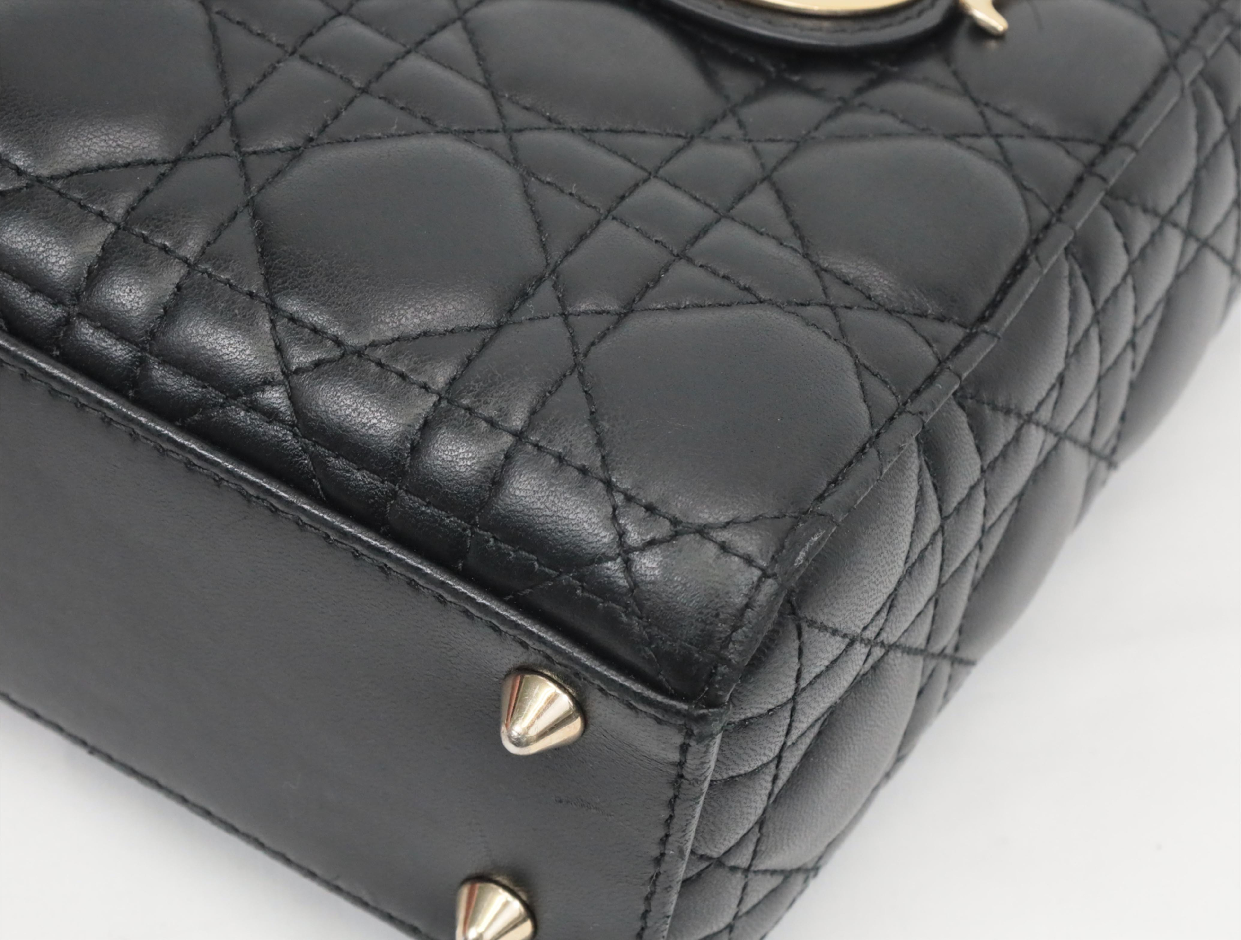 My Lady Dior Black Shoulder Bag — view 5