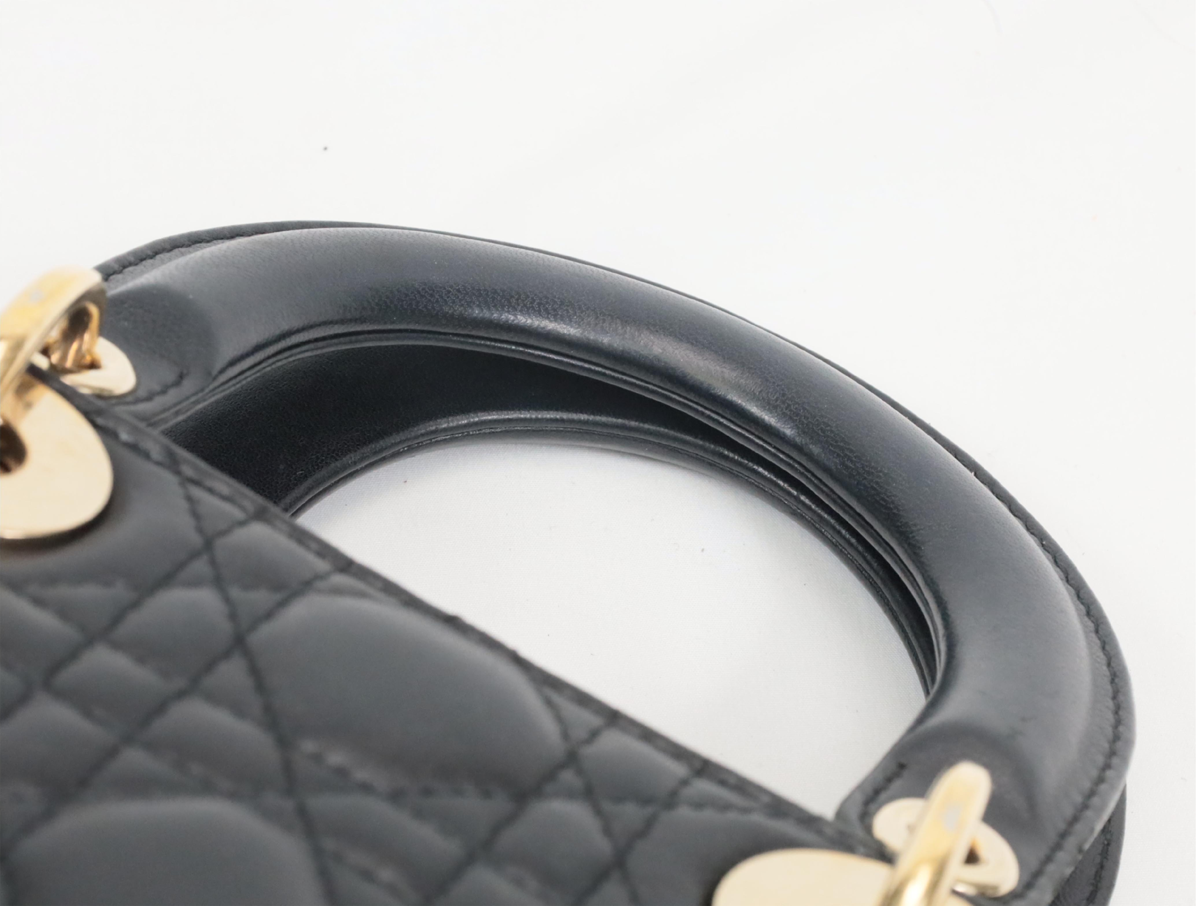 My Lady Dior Black Shoulder Bag — view 8