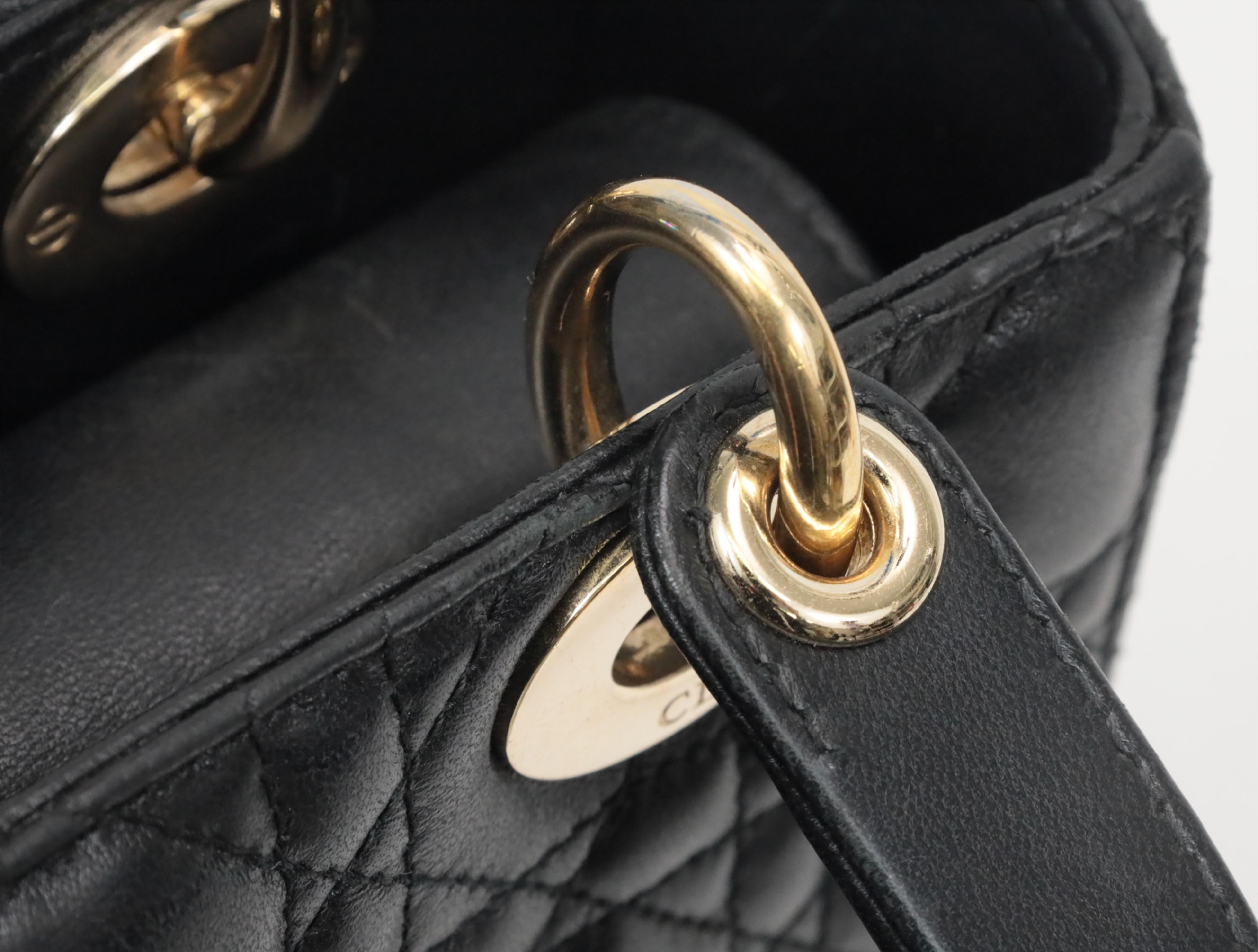 My Lady Dior Black Shoulder Bag — view 9