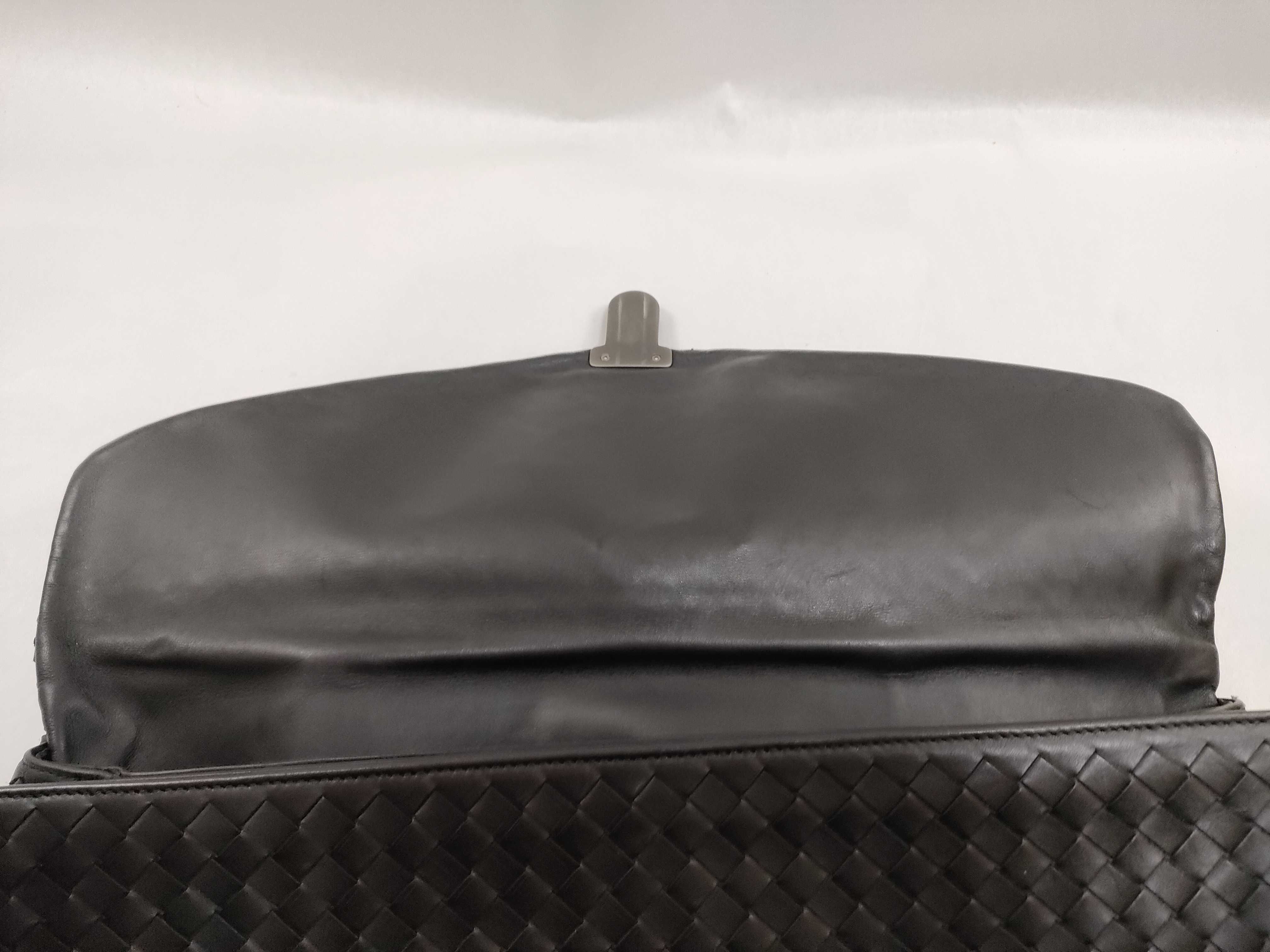 Intrecciato Black Business Bag — view 11