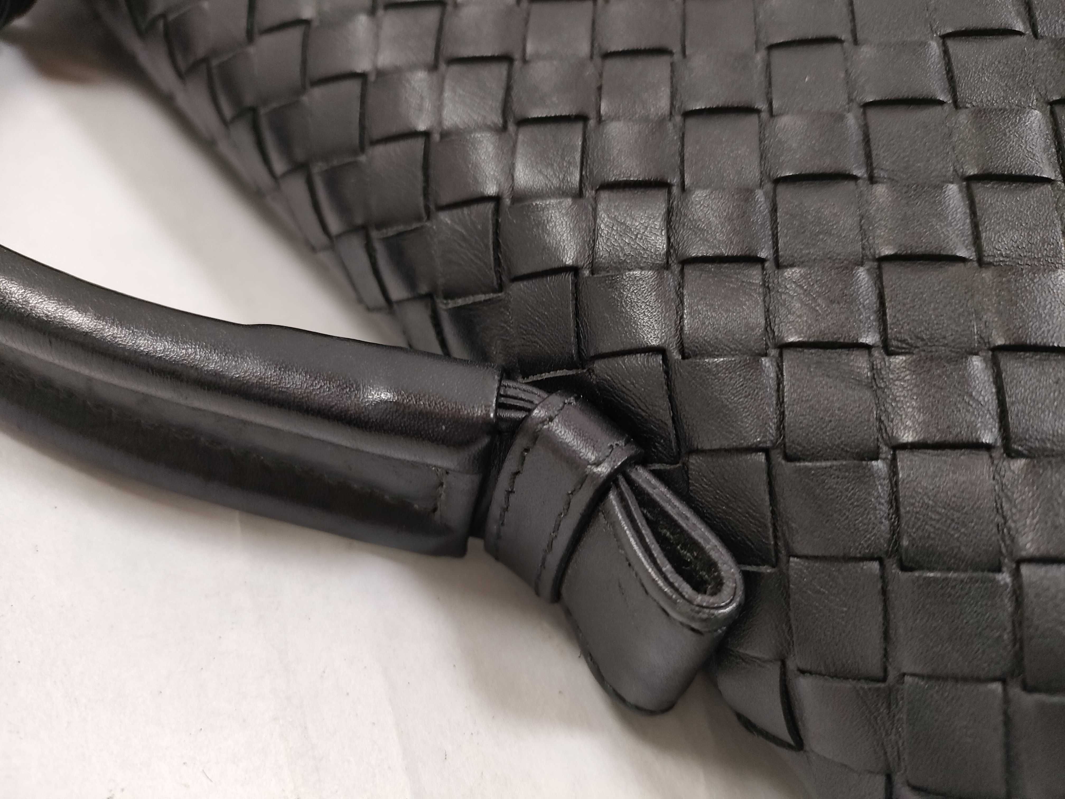 Intrecciato Black Business Bag — view 5
