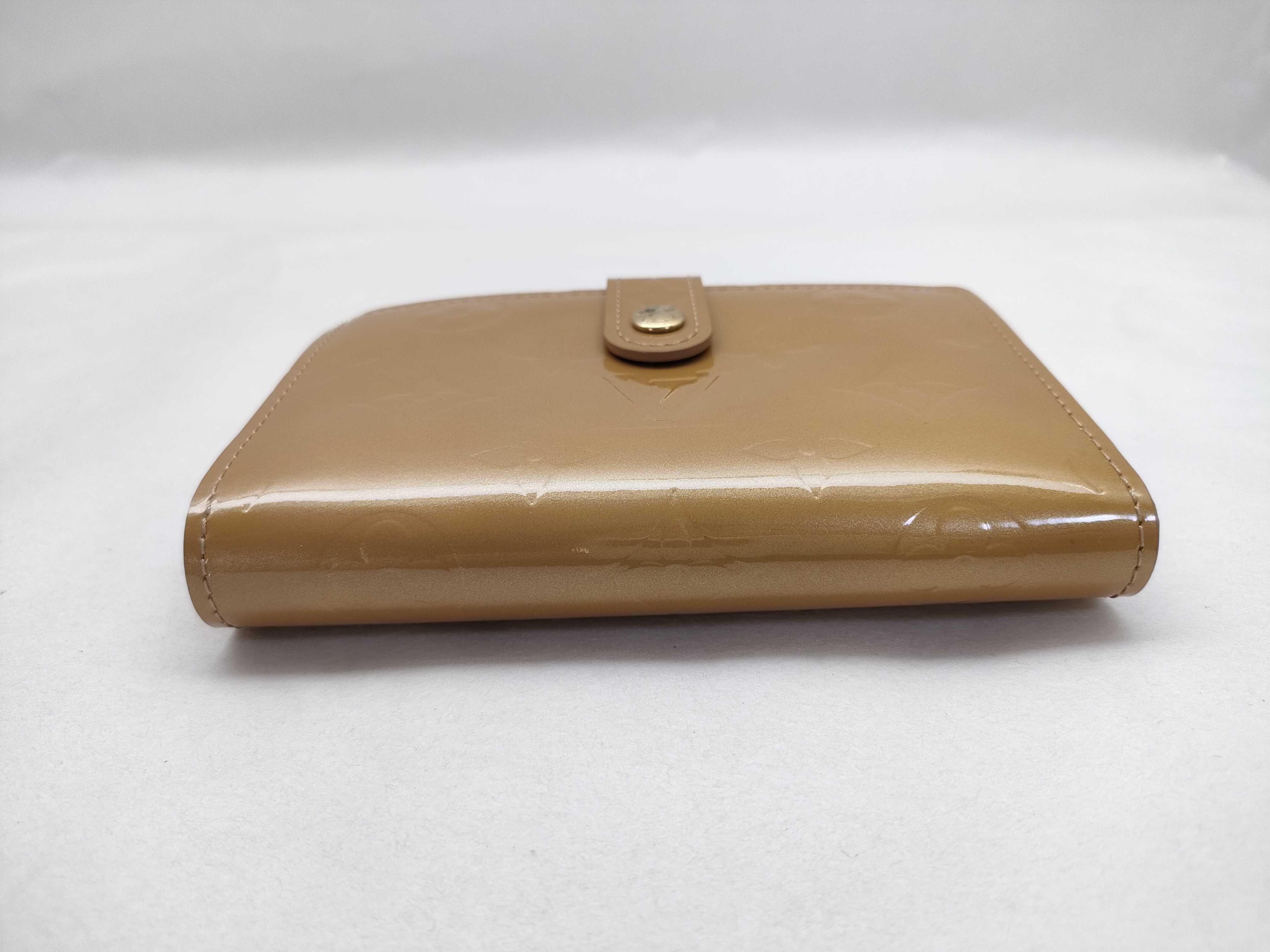 Vernis Louis Vuitton Monogram Vernis Portemonnaie Billet Viennois Noisette Beige M91361 Accessories: Dust bag Wallet — view 5