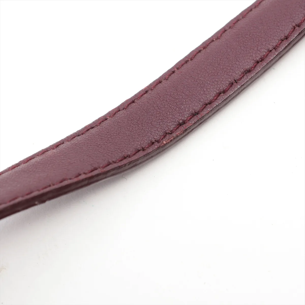 Intrecciato Leather Handbag Bordeaux — view 10
