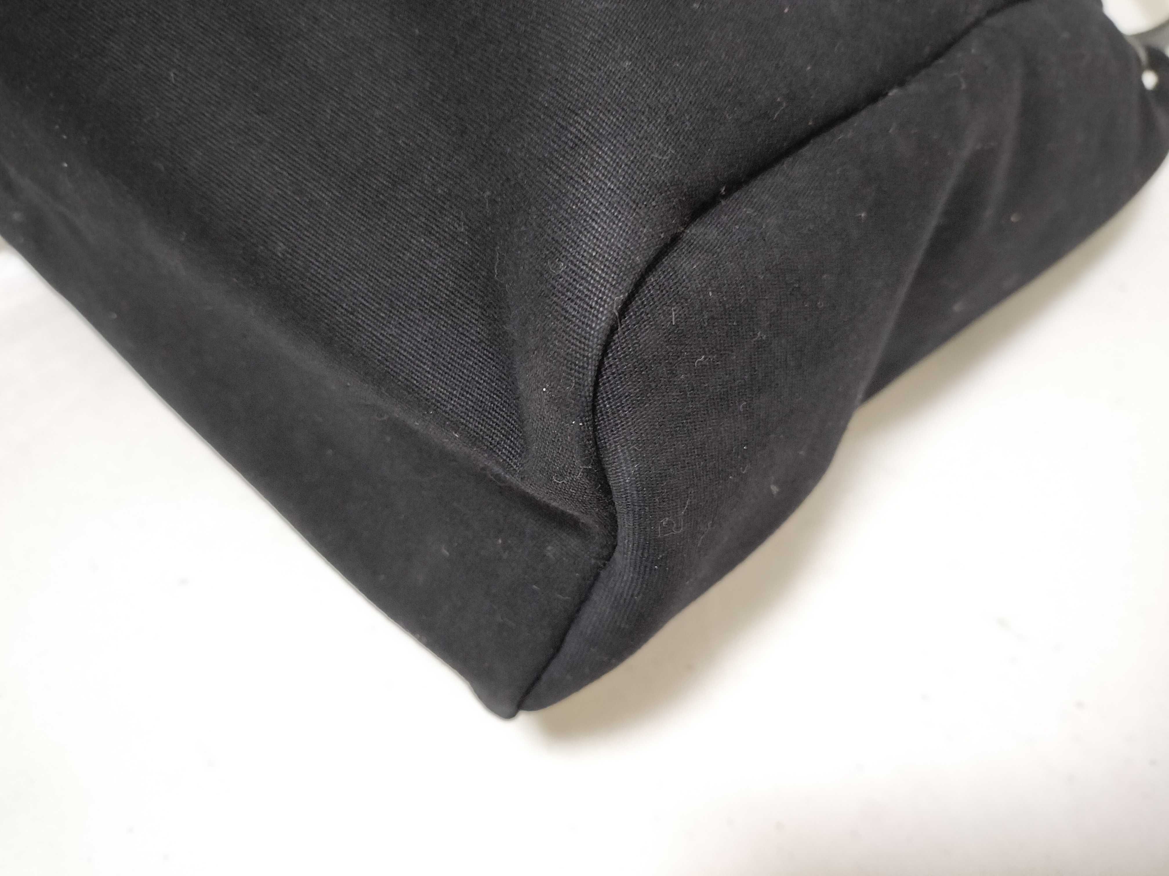 Herbag MM Toile Officier x Calf Leather Black Silver Hardware EC: 1999 Handbag — view 7