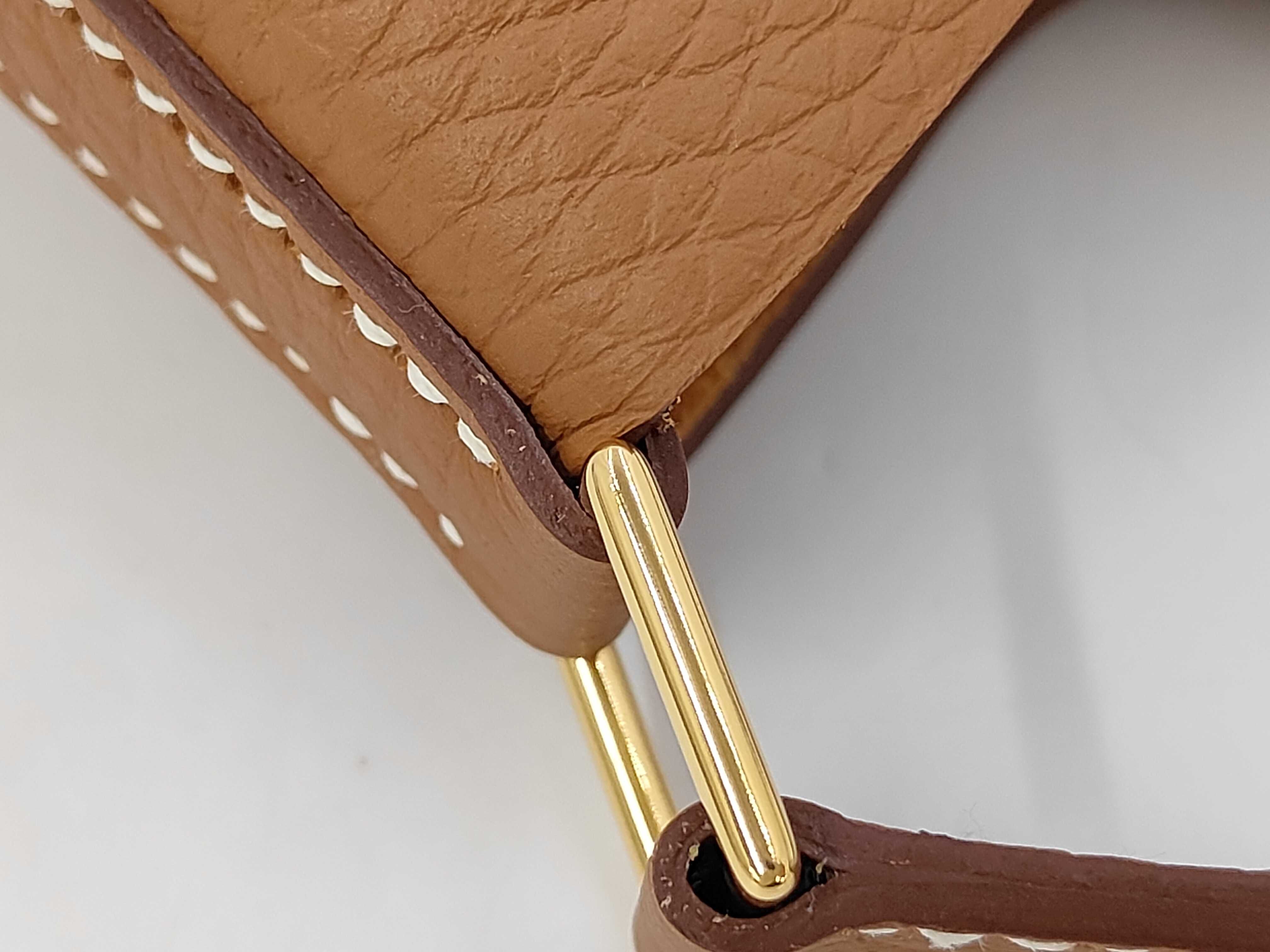 Picotin Lock 18 Gold Taurillon Clemence Leather Gold Hardware K Stamp Handbag — view 5