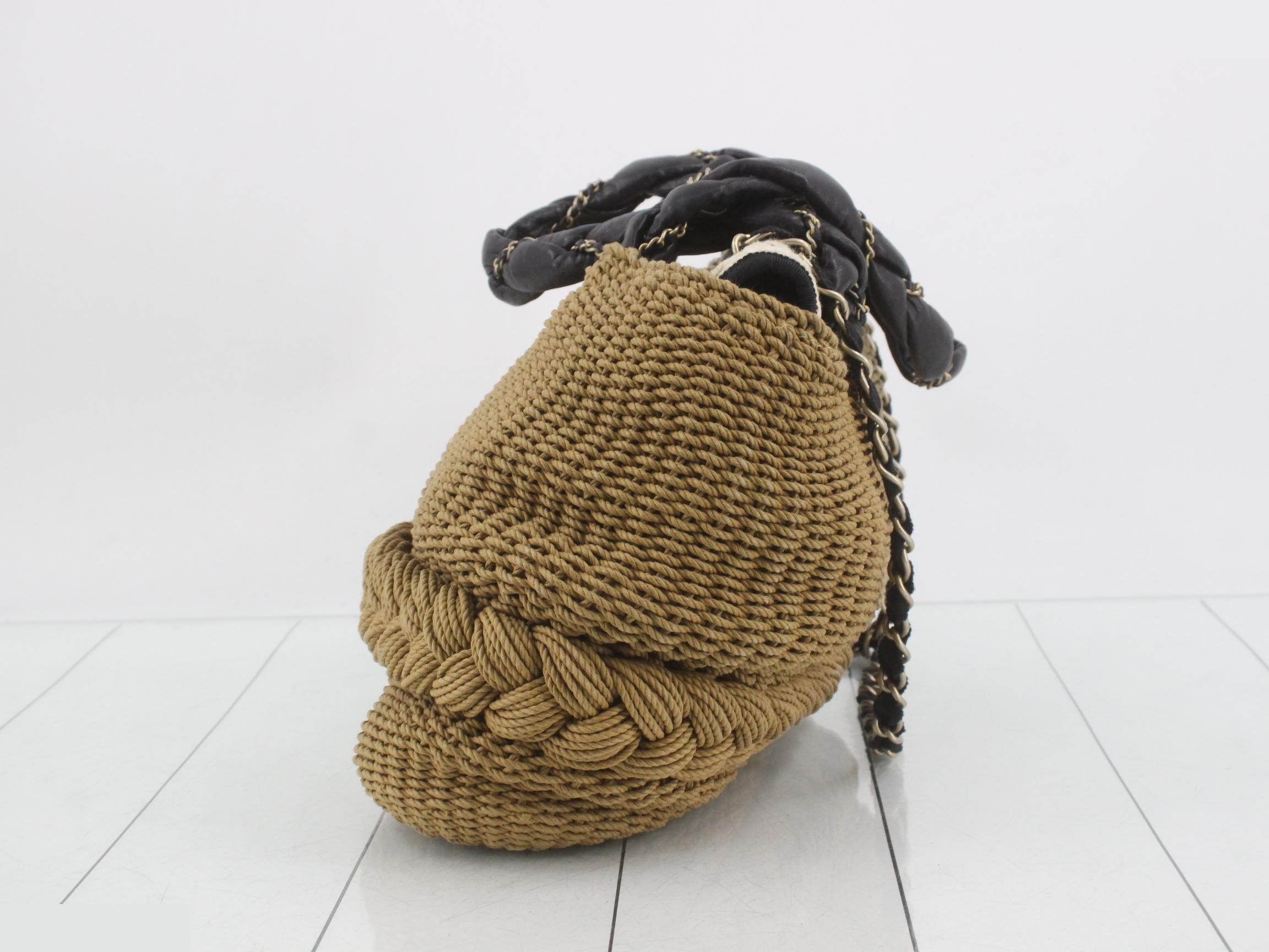 Coco Country Raffia Charm Shoulder Bag — view 3