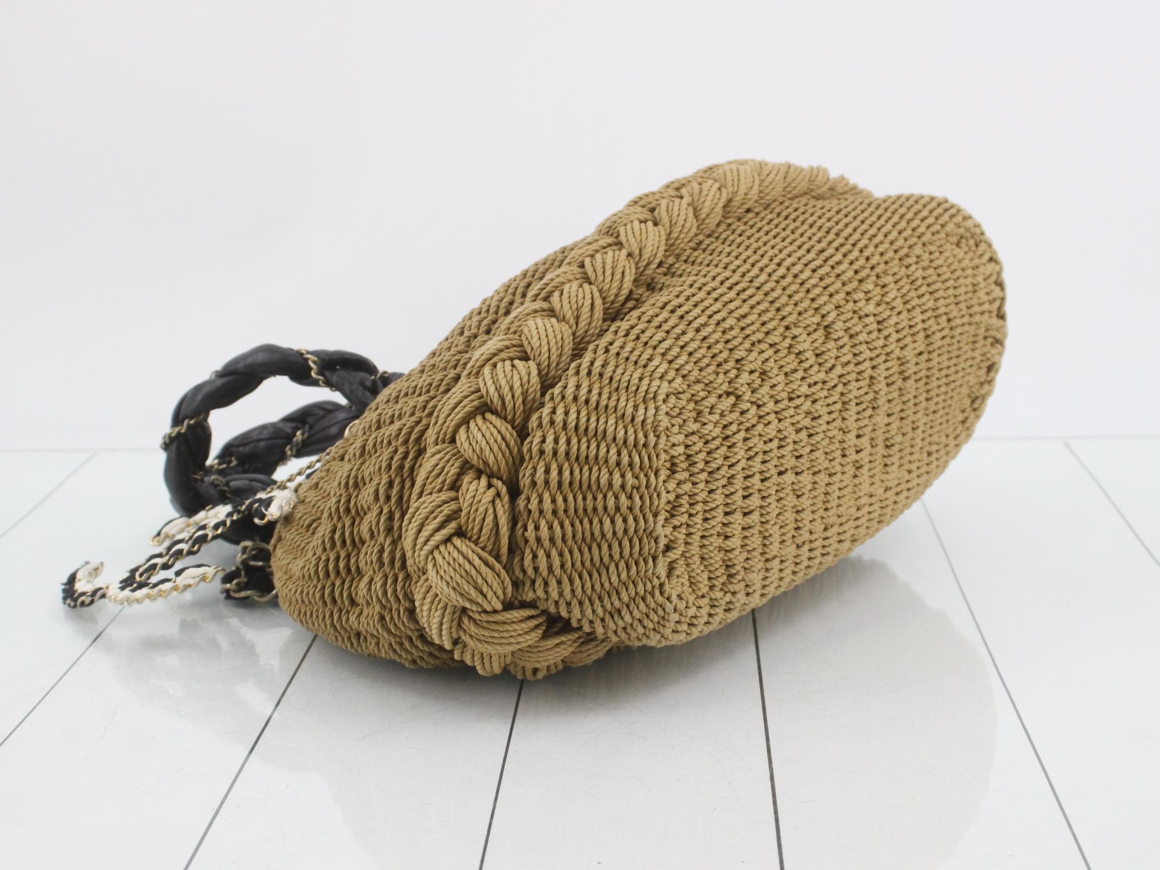 Coco Country Raffia Charm Shoulder Bag — view 5