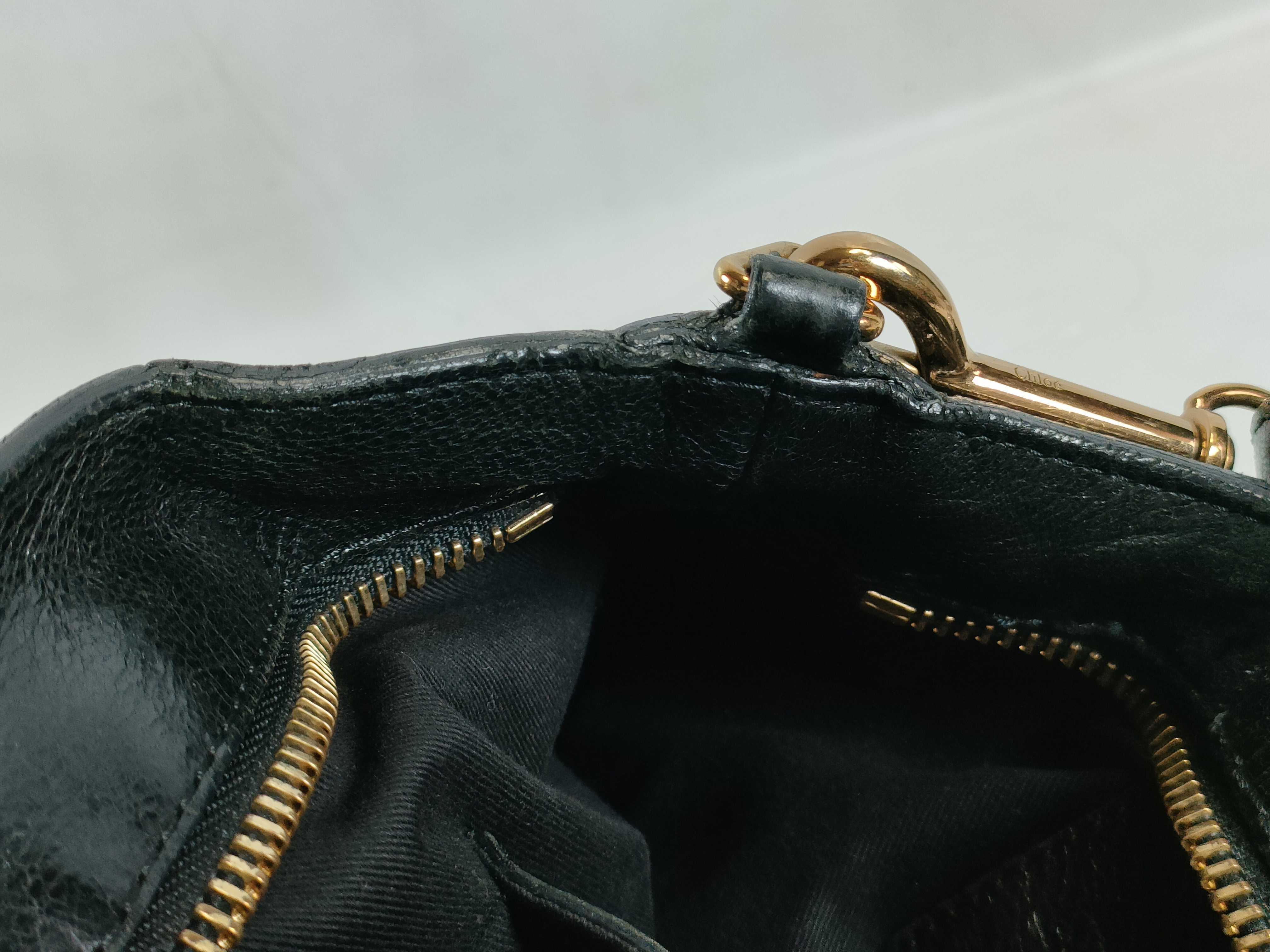 2-way bag with long strap, Ethel black handbag — view 11