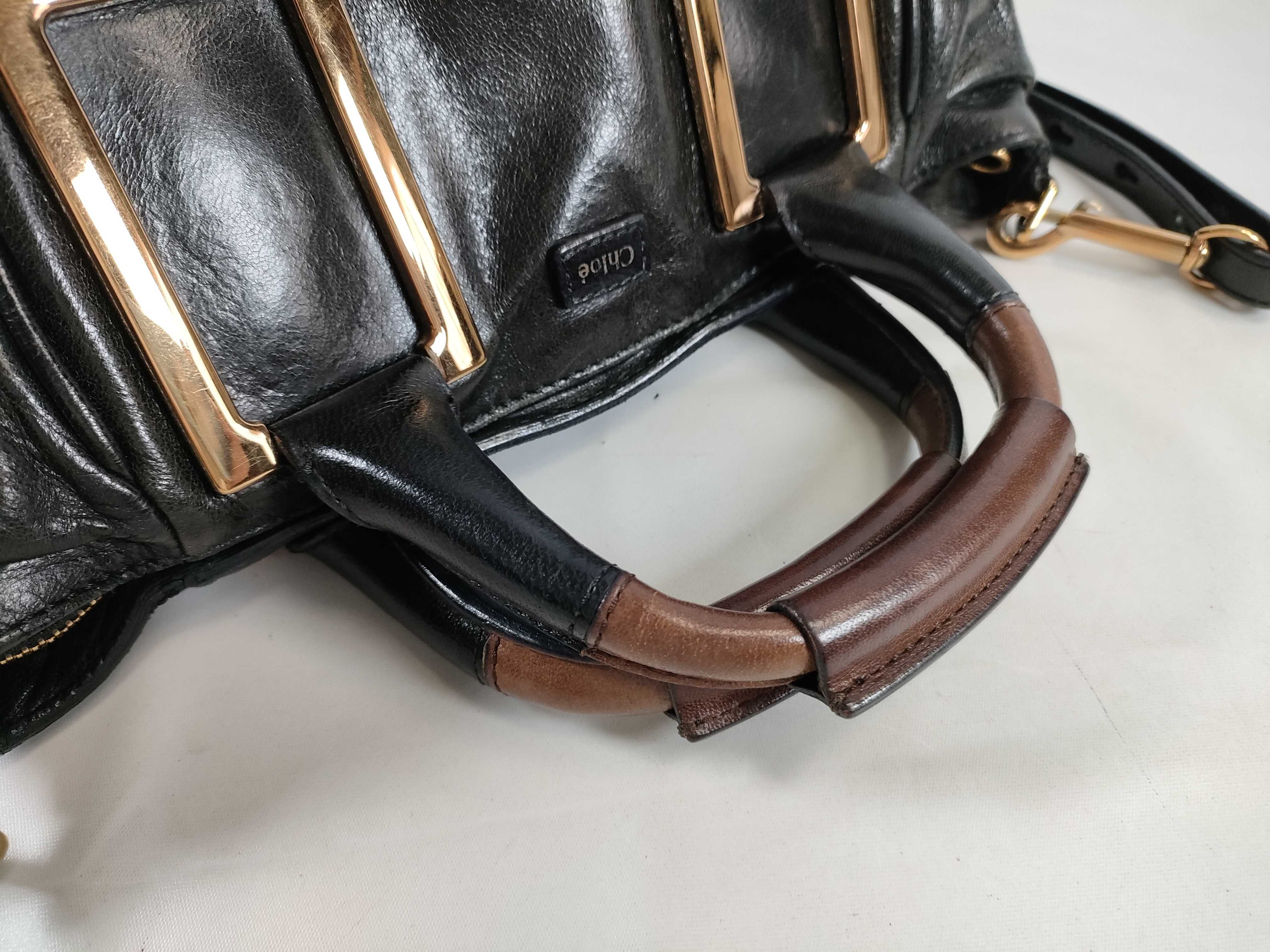 2-way bag with long strap, Ethel black handbag — view 3