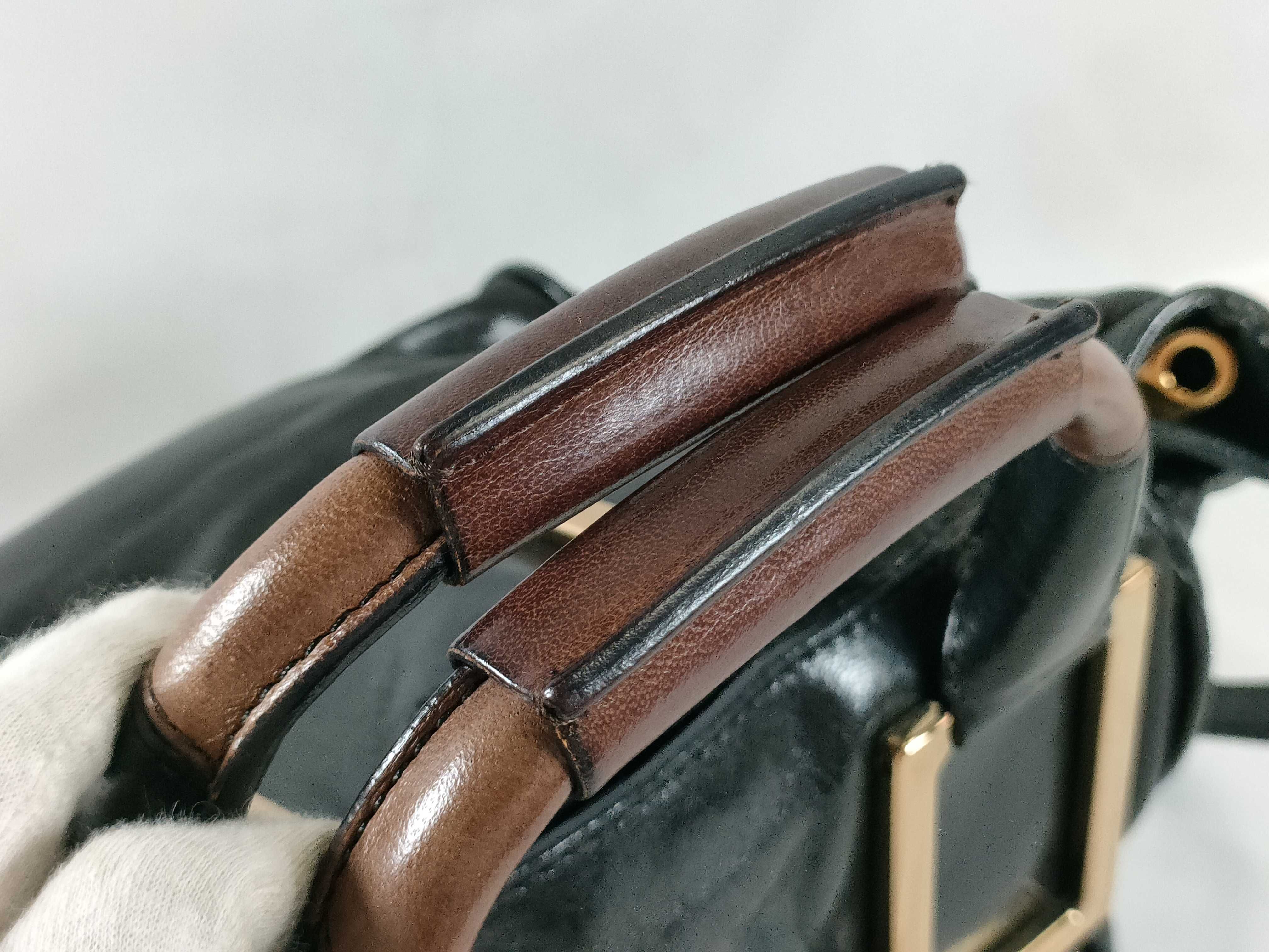 2-way bag with long strap, Ethel black handbag — view 4