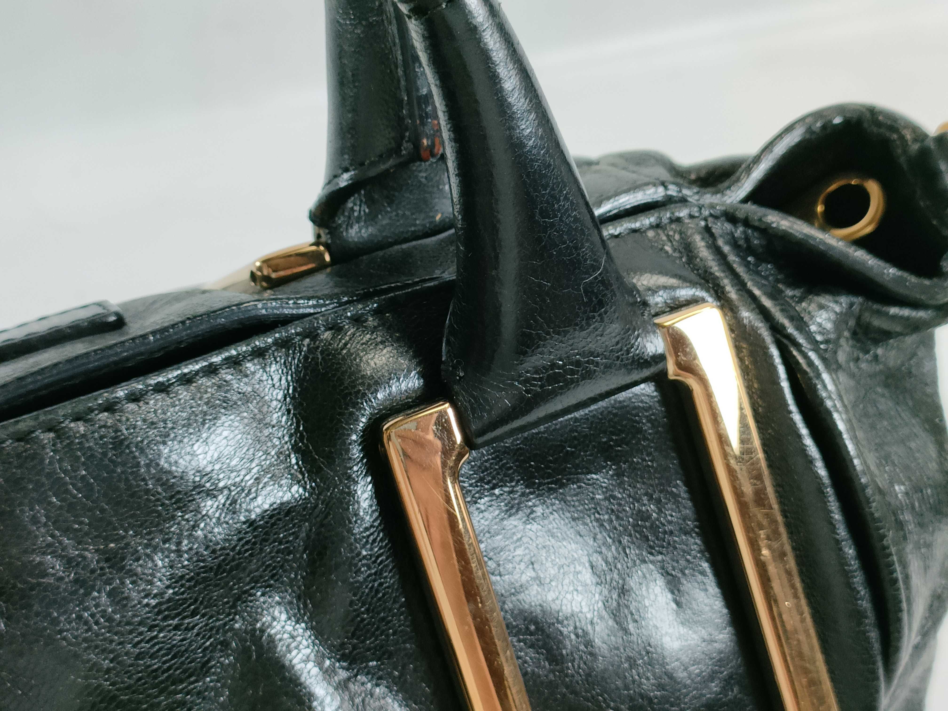 2-way bag with long strap, Ethel black handbag — view 5