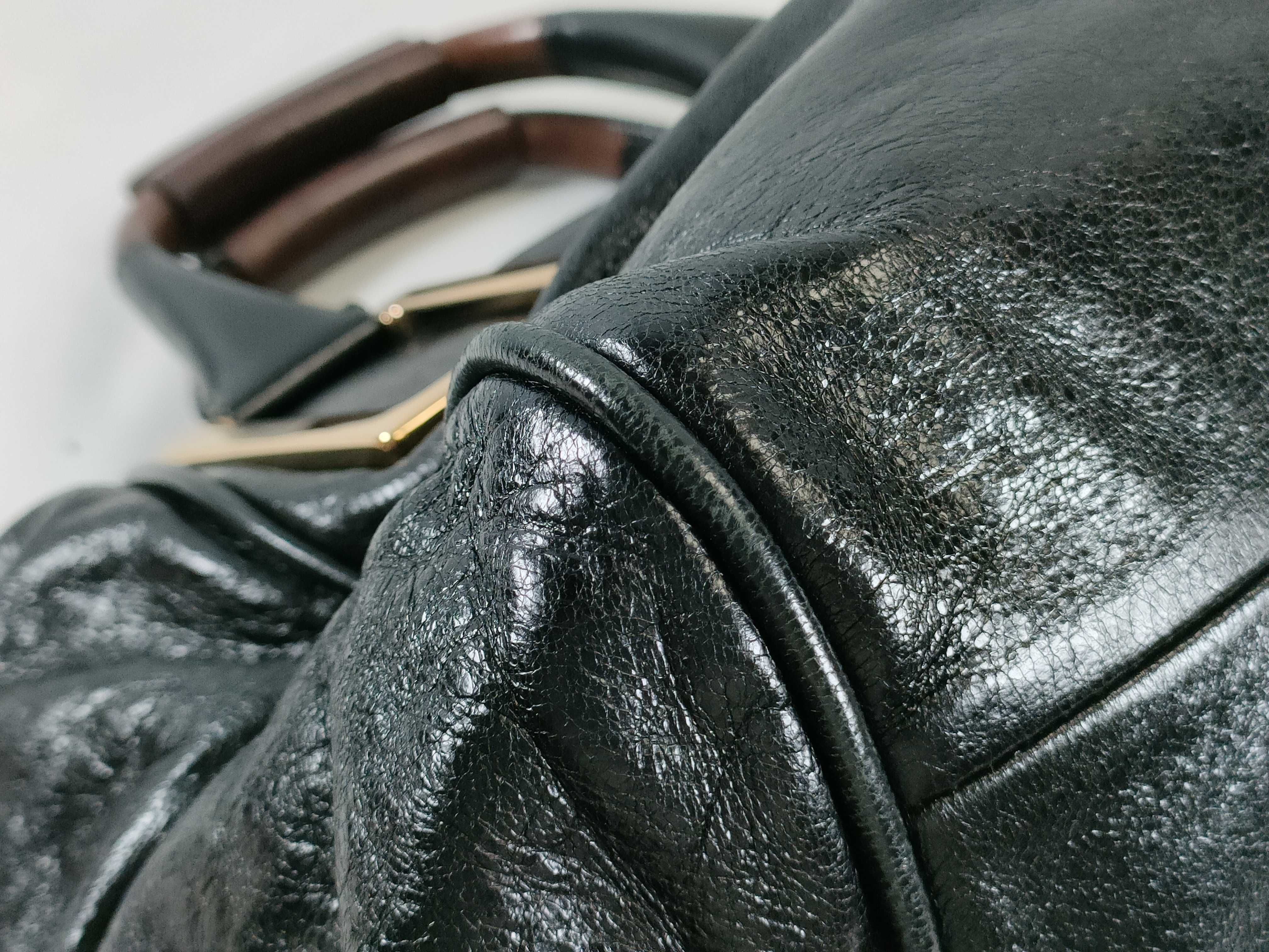 2-way bag with long strap, Ethel black handbag — view 6