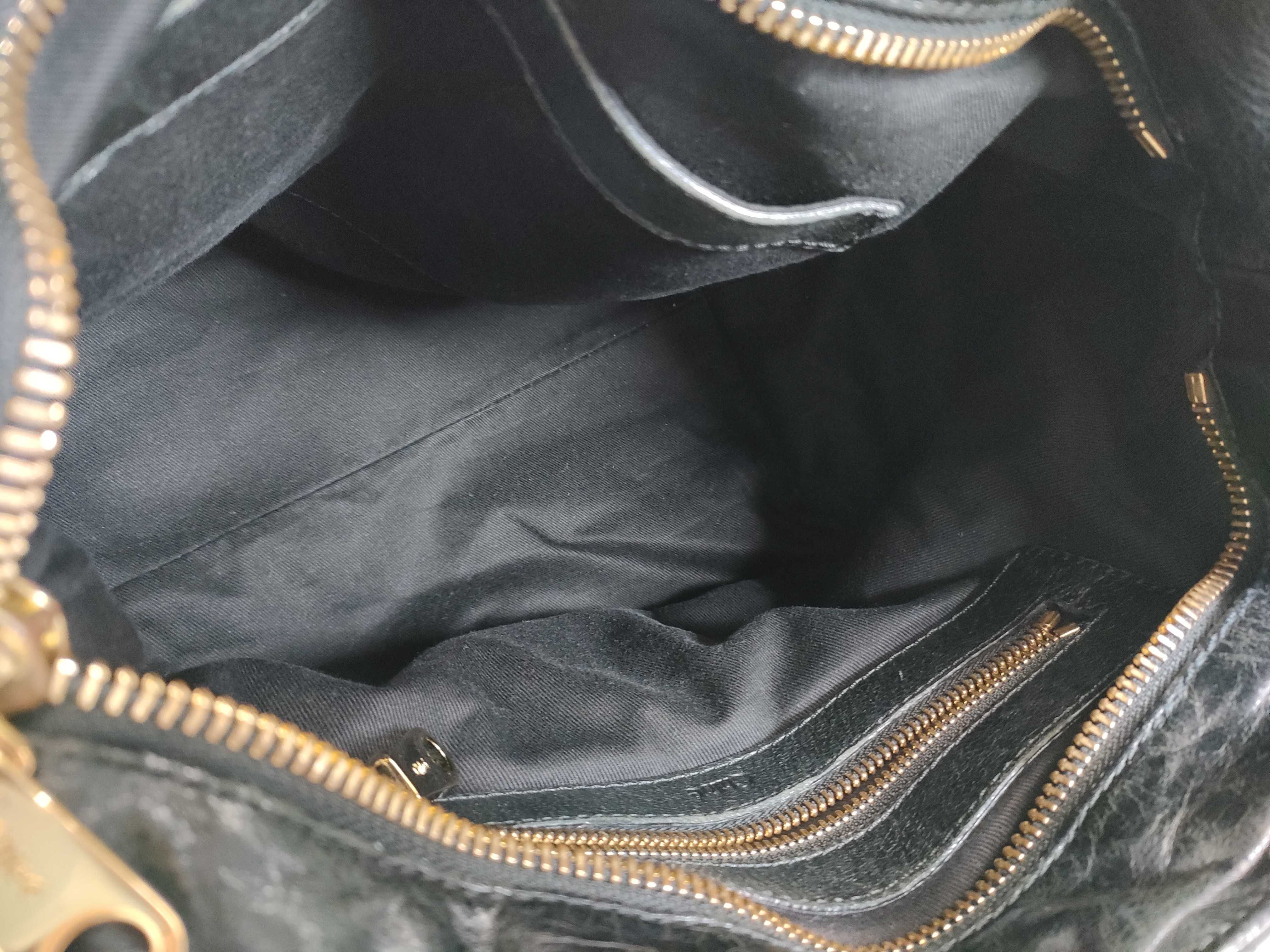 2-way bag with long strap, Ethel black handbag — view 10
