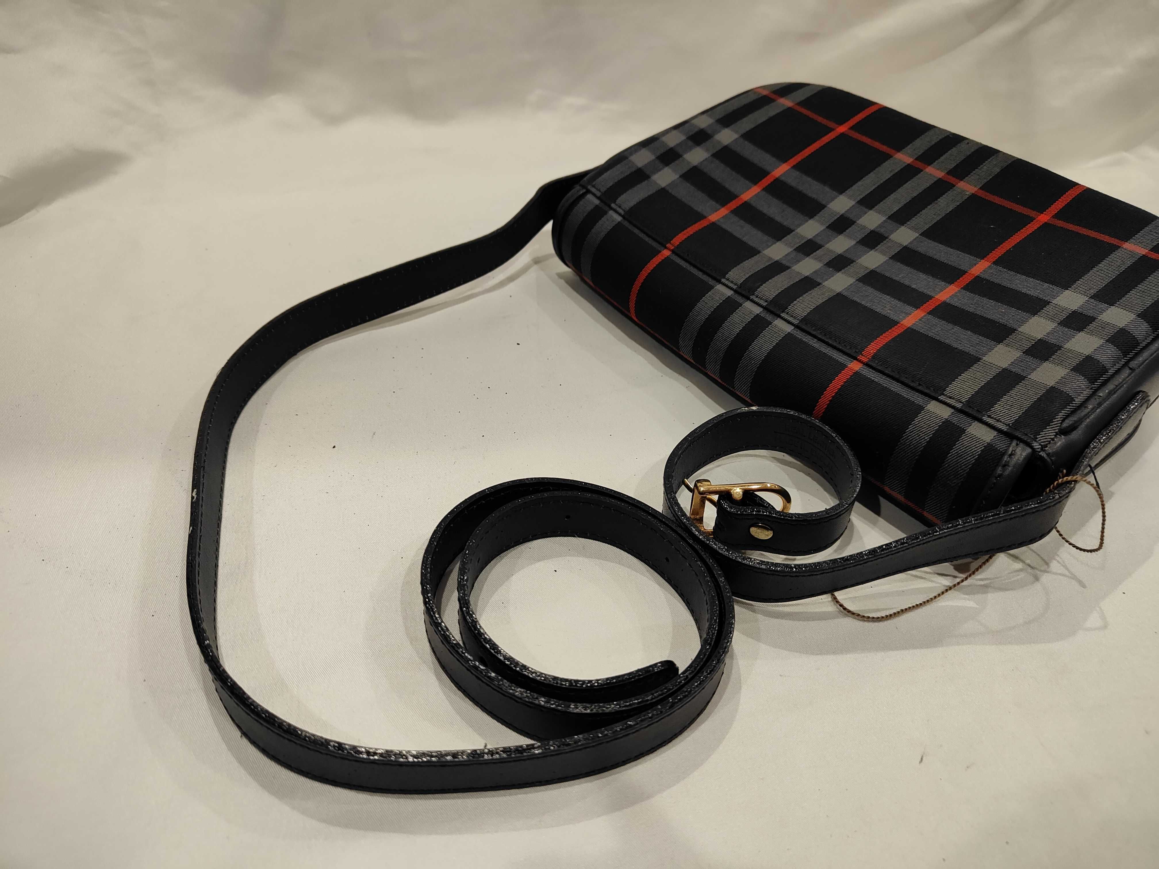 Nova Check Black Shoulder Bag — view 6