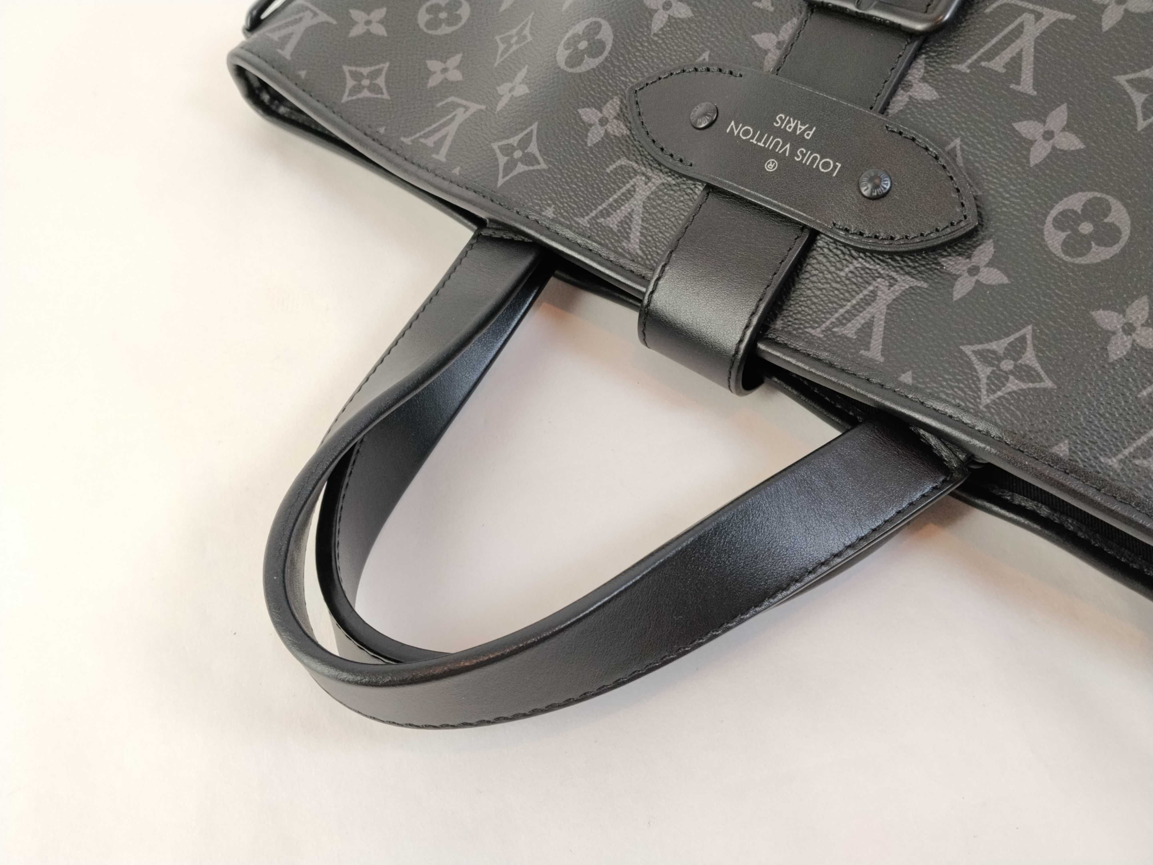 LV Monogram Eclipse Tote Bag M59140 Strap Tote Bag — view 3