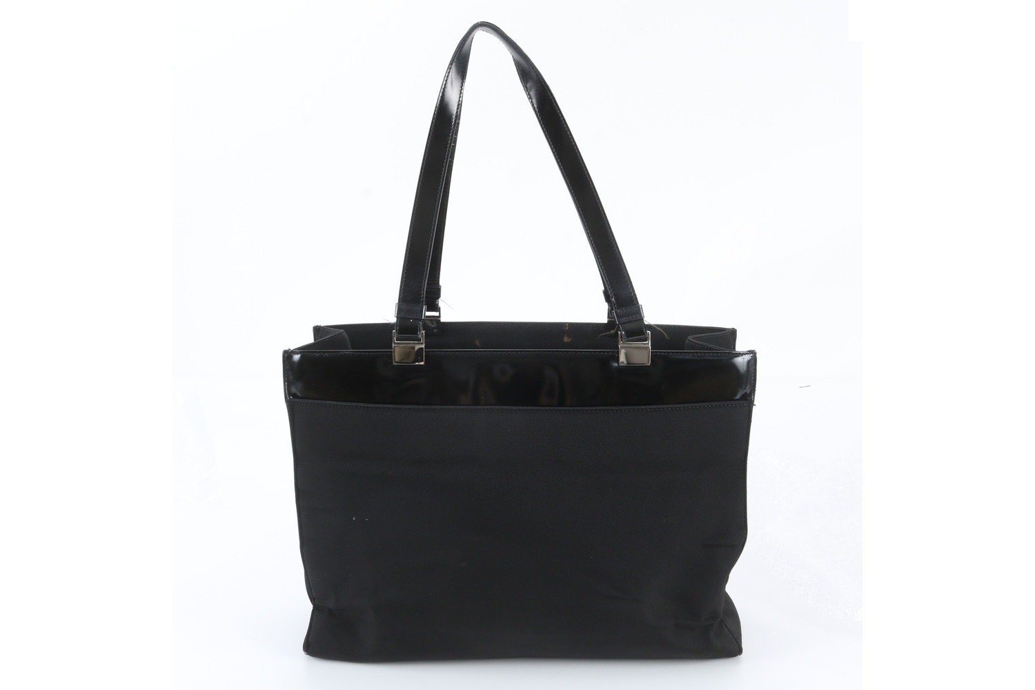 Leather Nylon Tote Bag — view 3