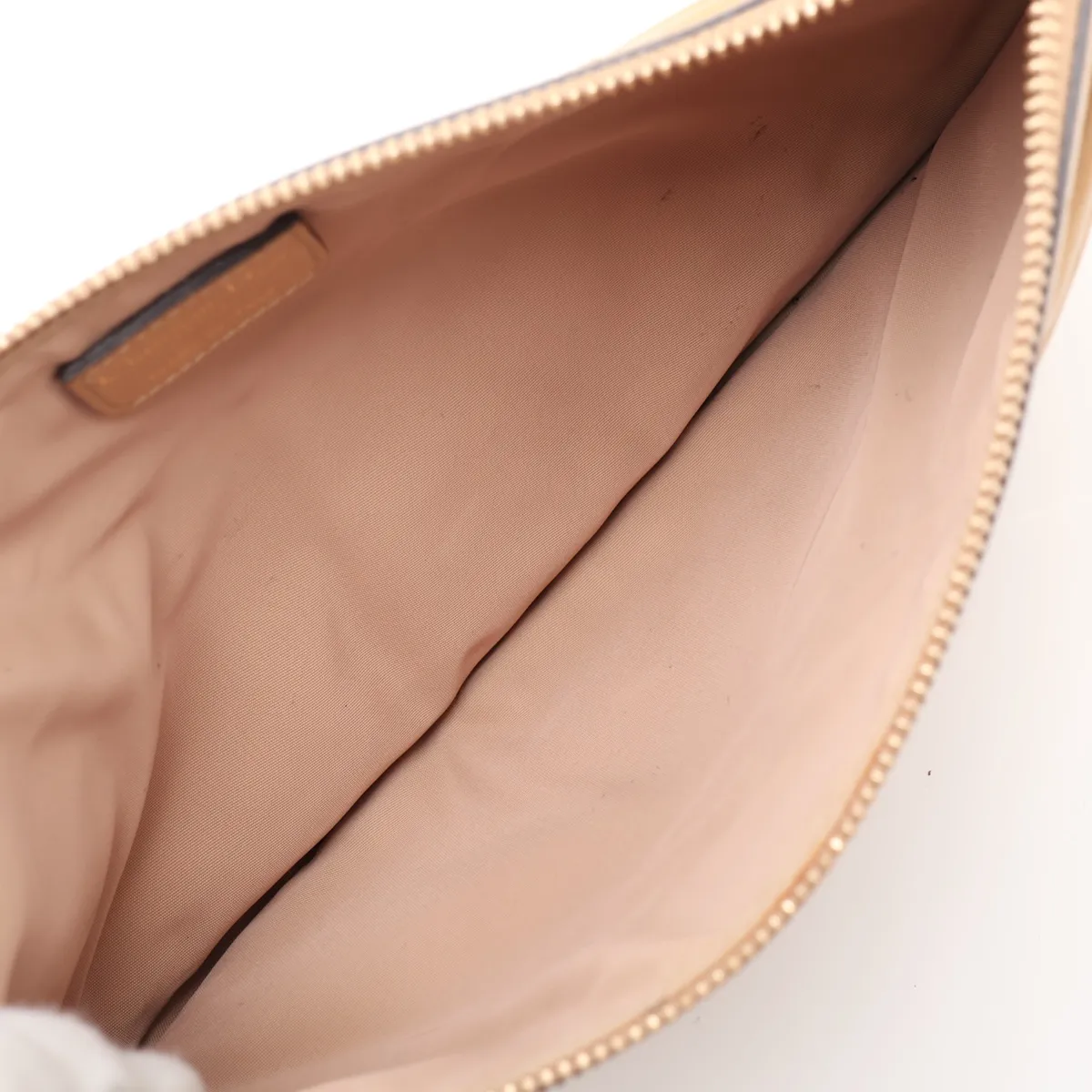 leather handbag, beige — view 8