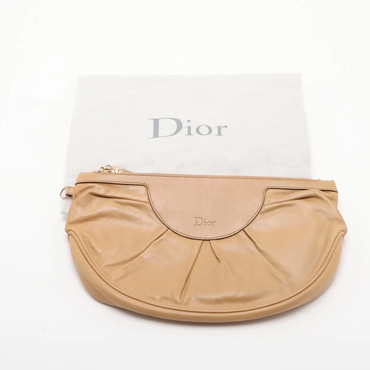 leather handbag, beige — view 10