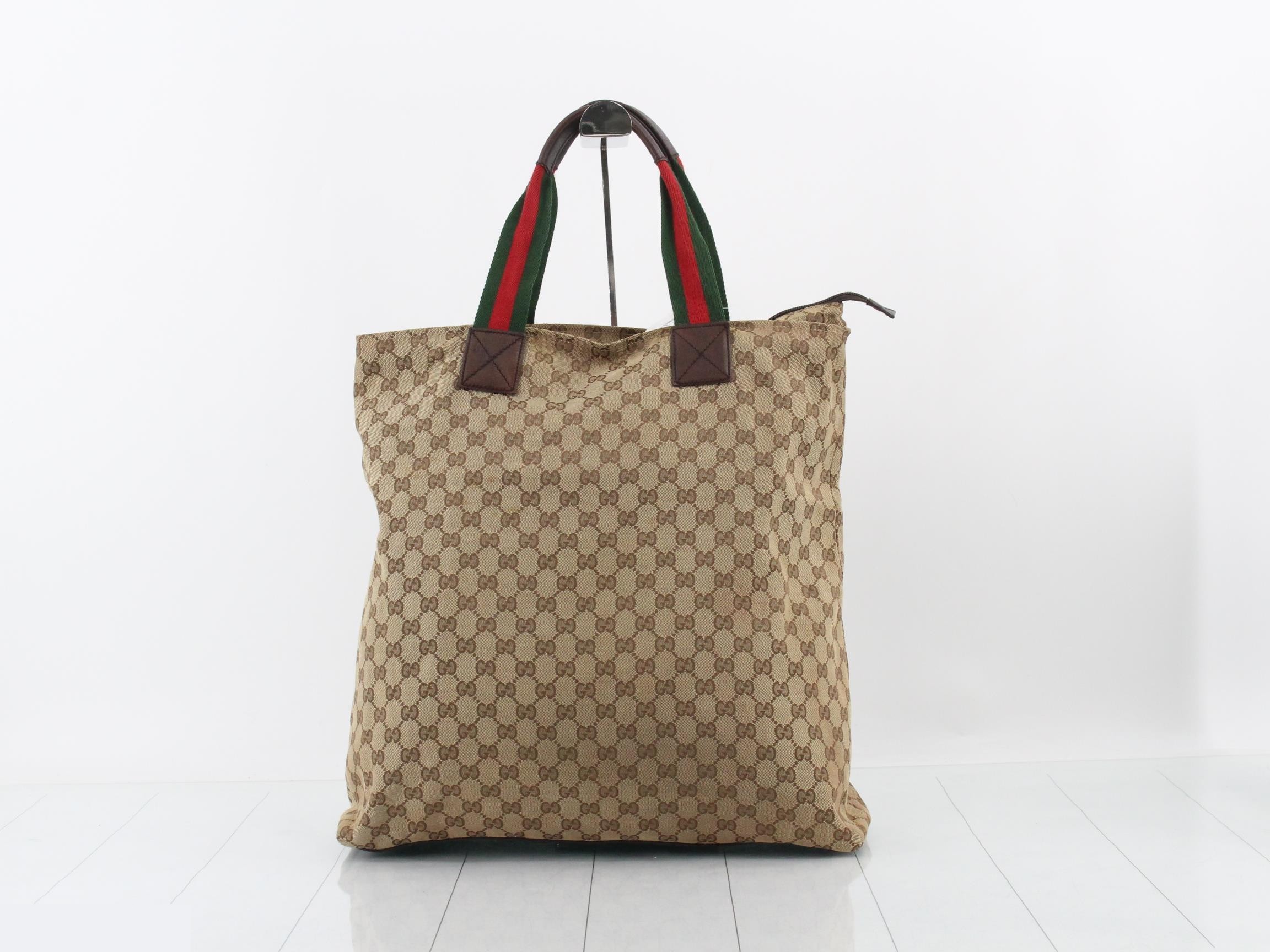 GG Canvas Sherry Line Tote Bag — view 2