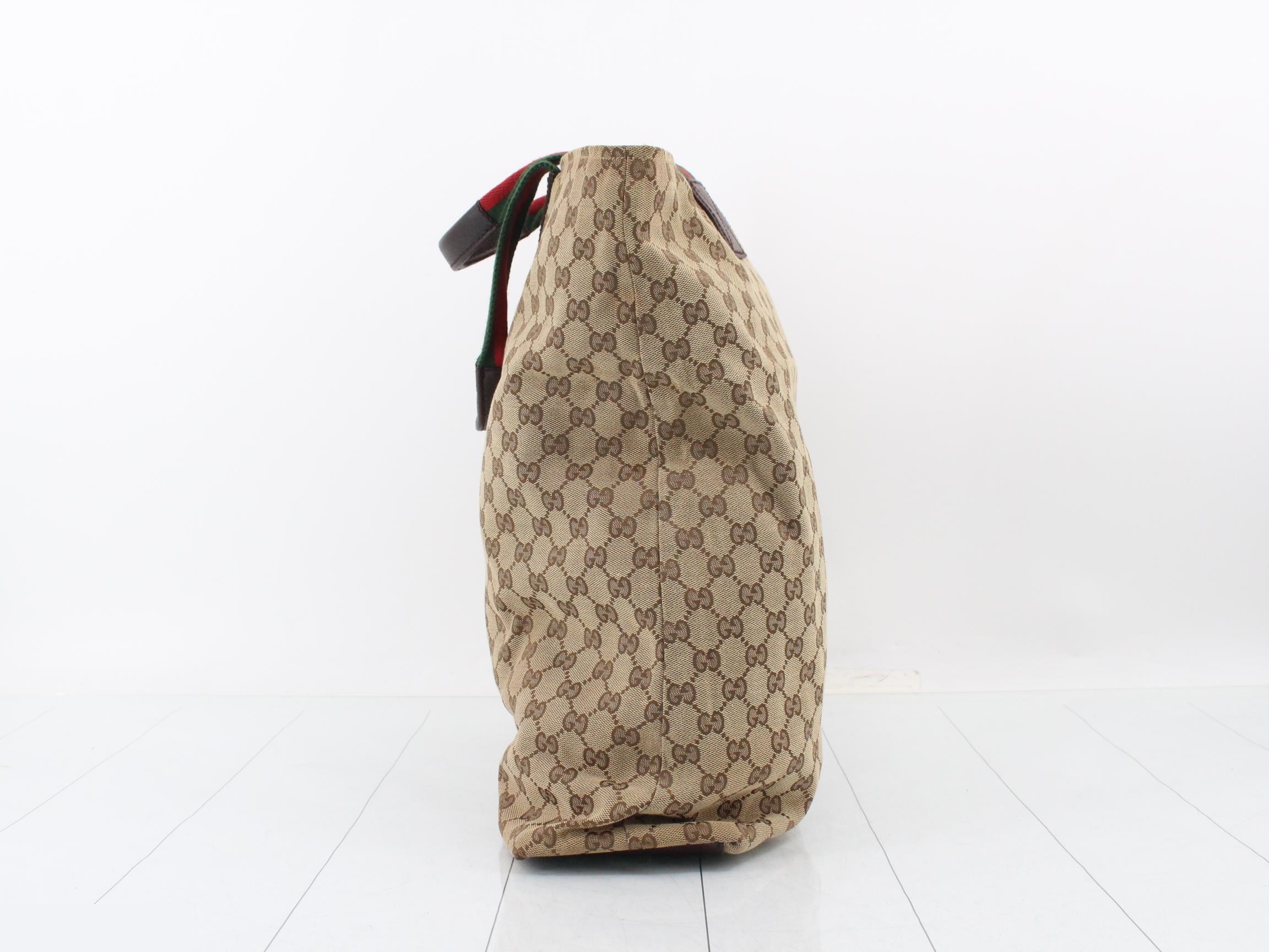 GG Canvas Sherry Line Tote Bag — view 3