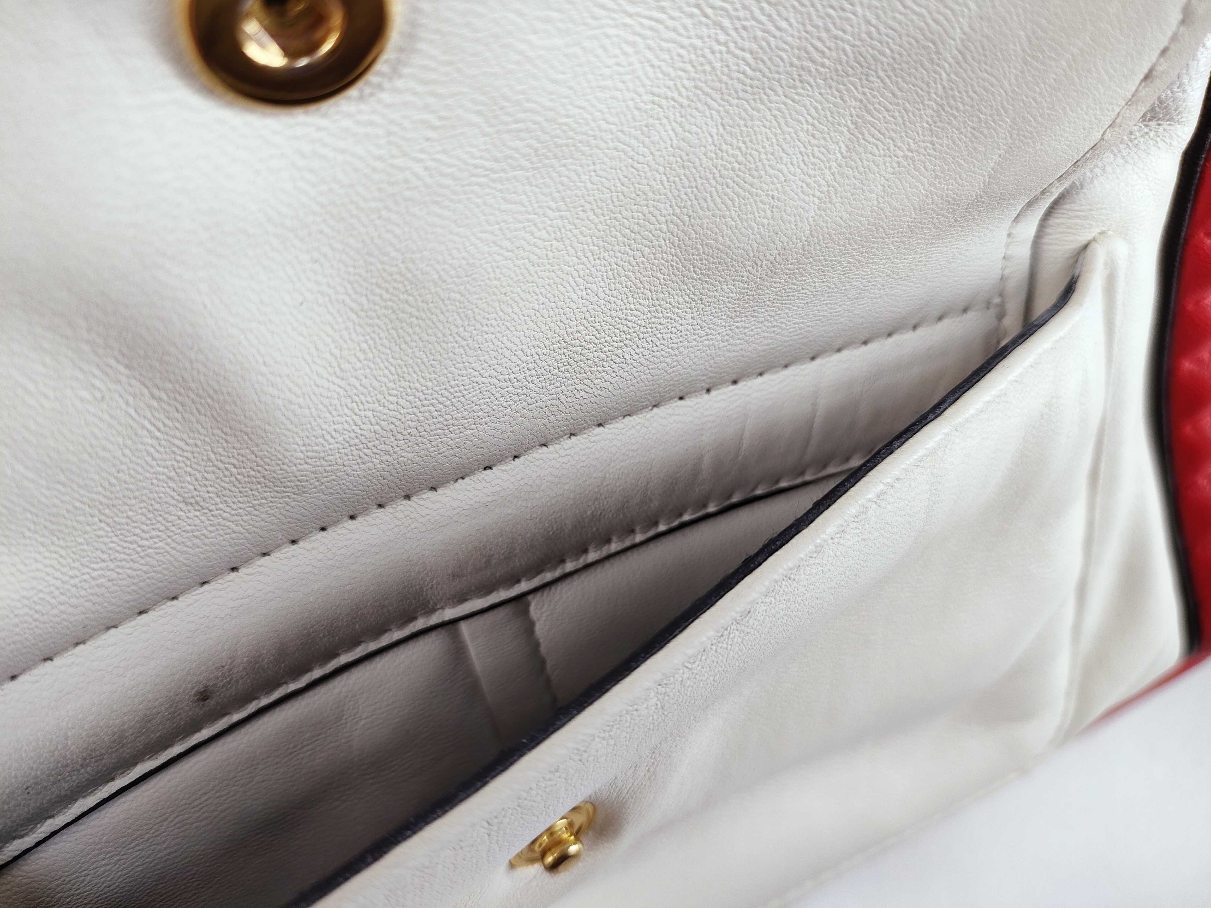 handbag, white/red. — view 15