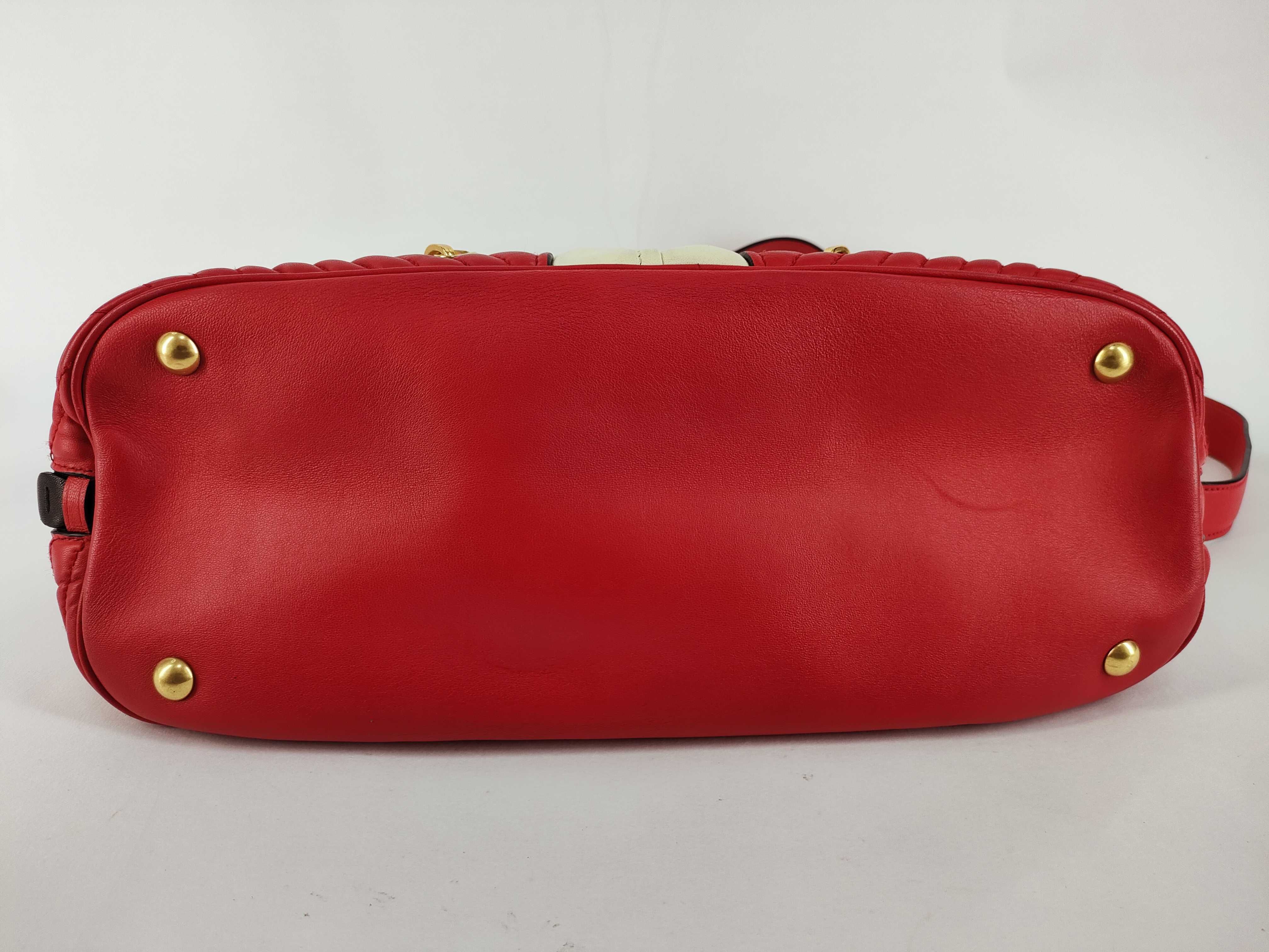 handbag, white/red. — view 7