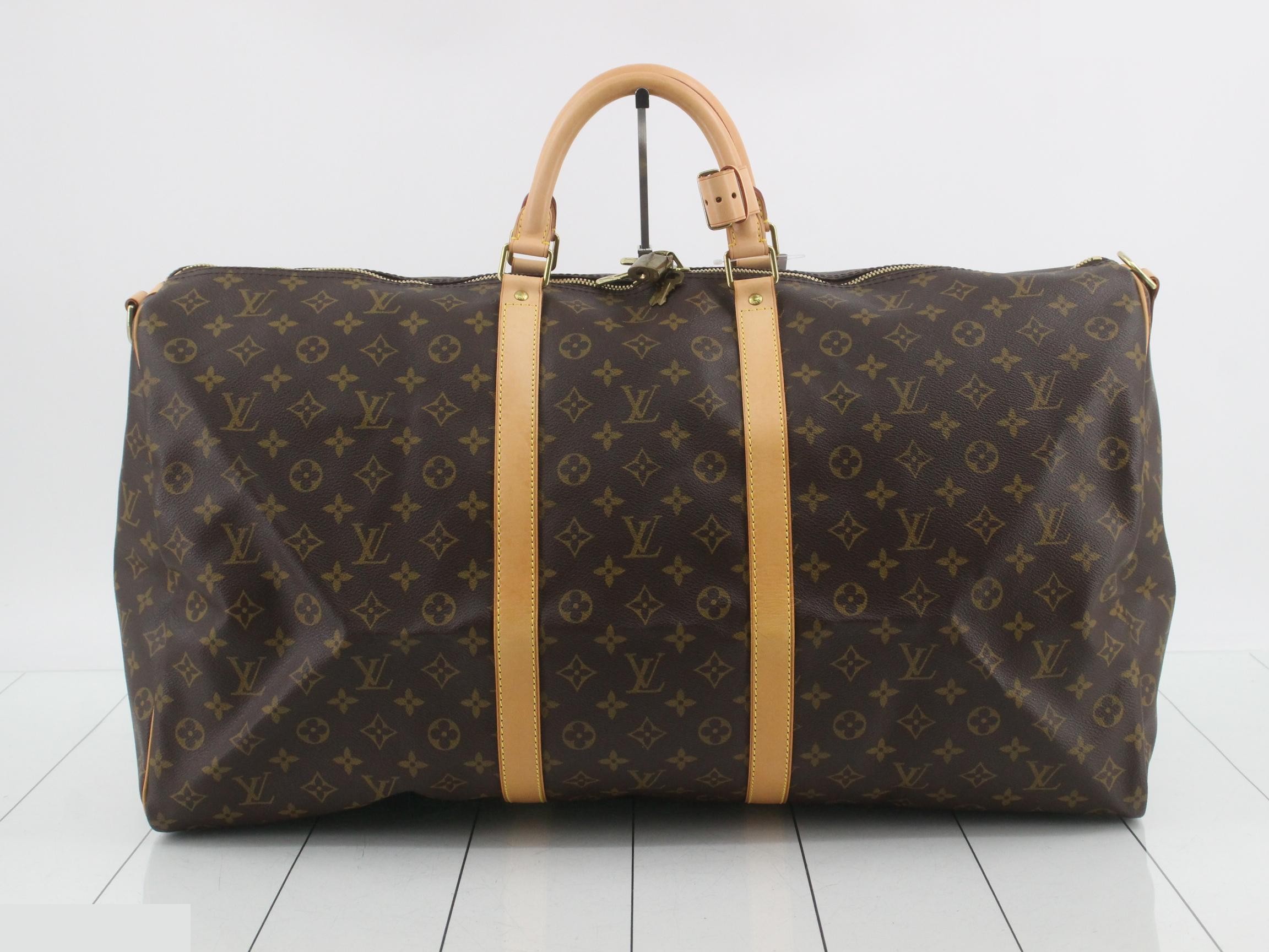 Keepall Bandoulière 60 MB0071 - Includes strap, handle, key, and 2 keys.
