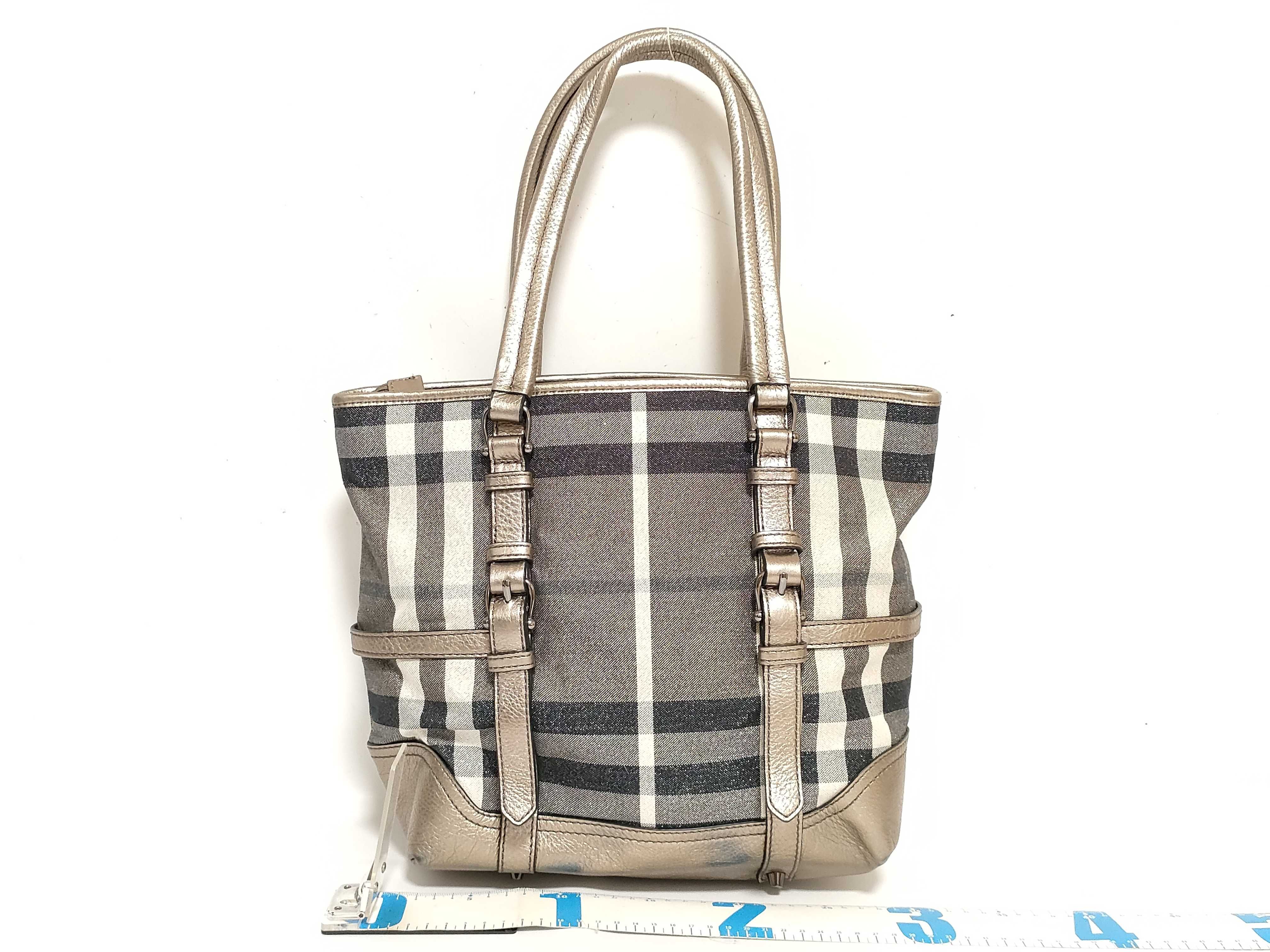 checkered tote bag — view 2