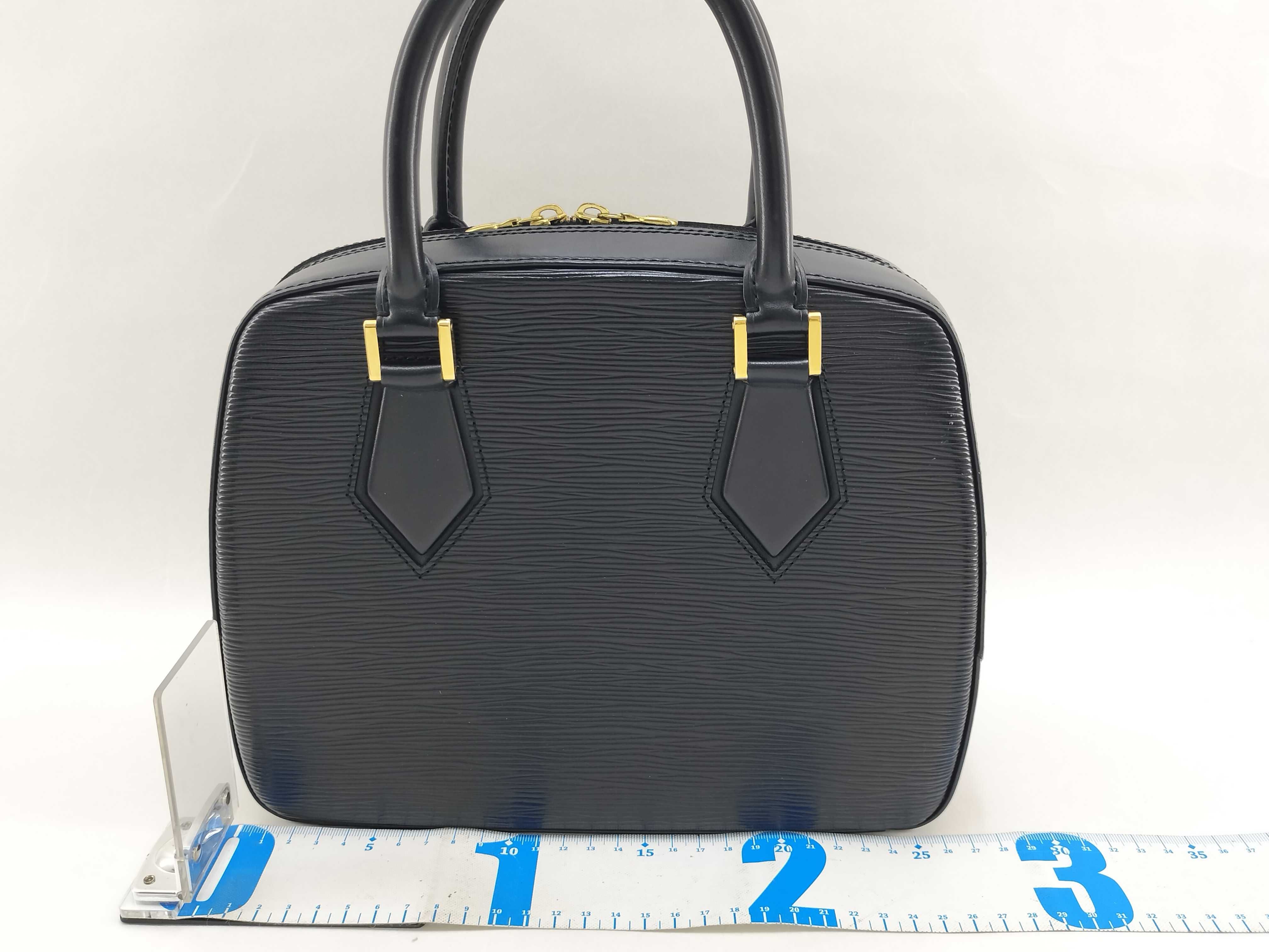 Epi Leather Sablon Black Handbag — view 2