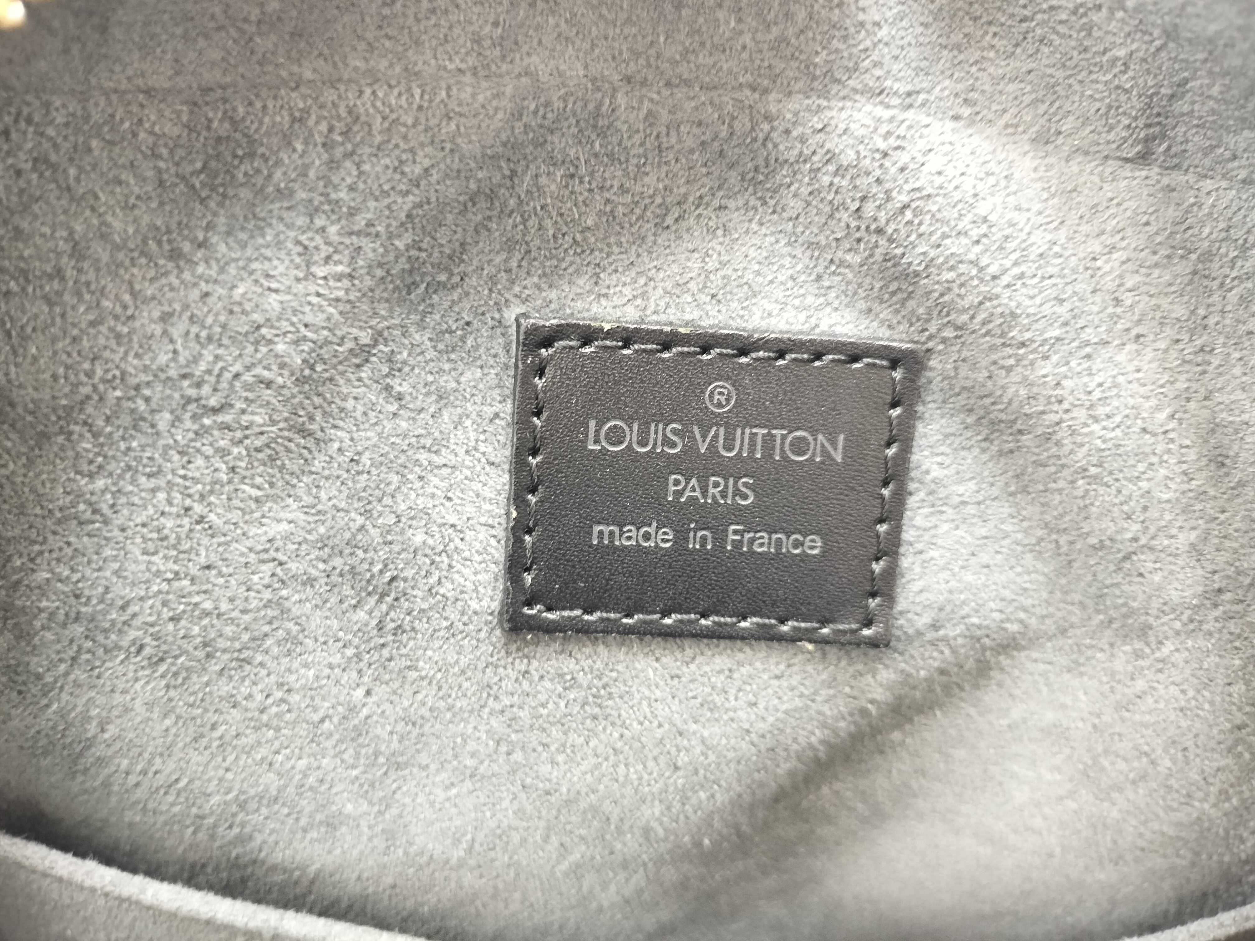 Epi Leather Sablon Black Handbag — view 14