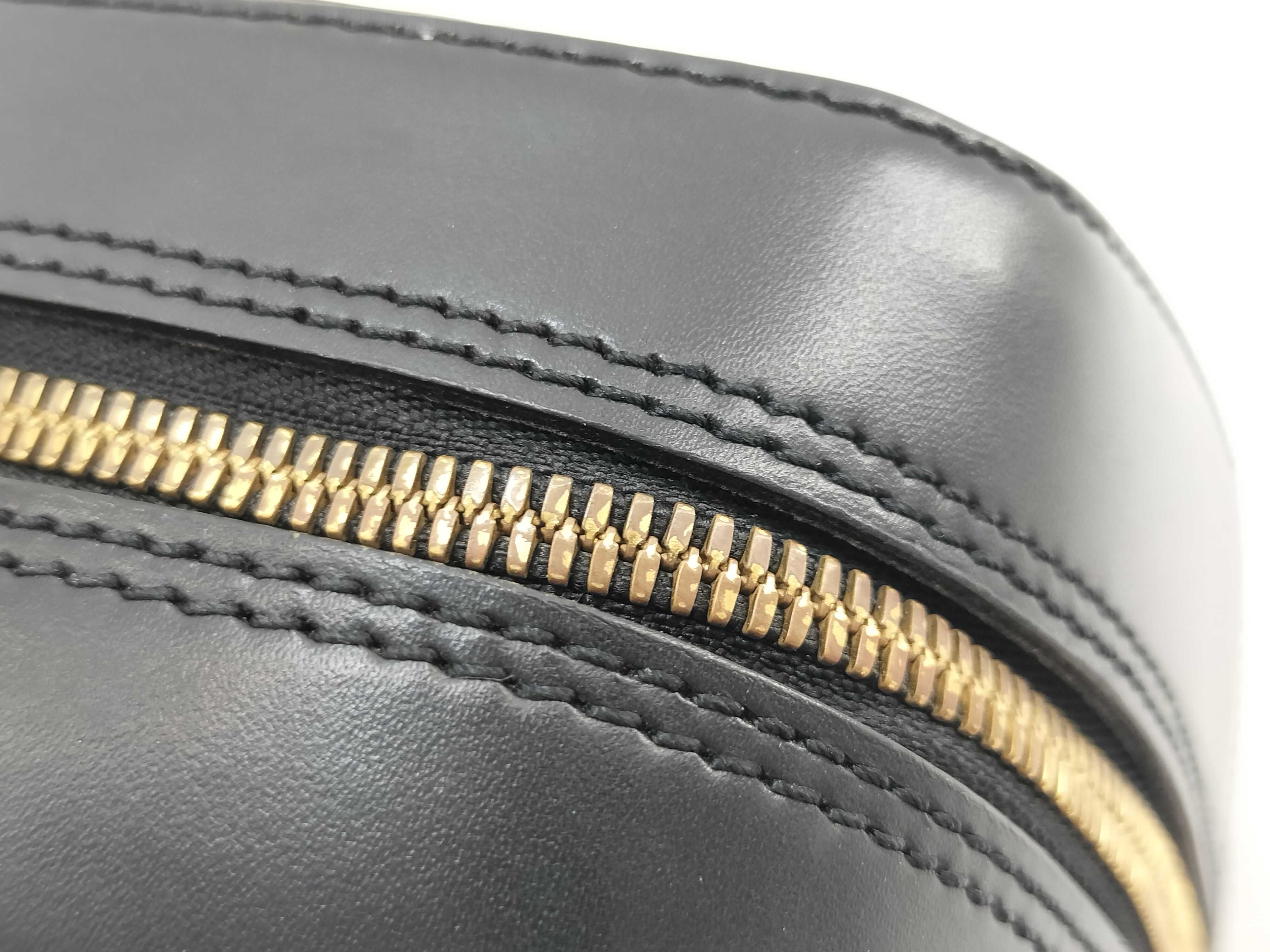 Epi Leather Sablon Black Handbag — view 9