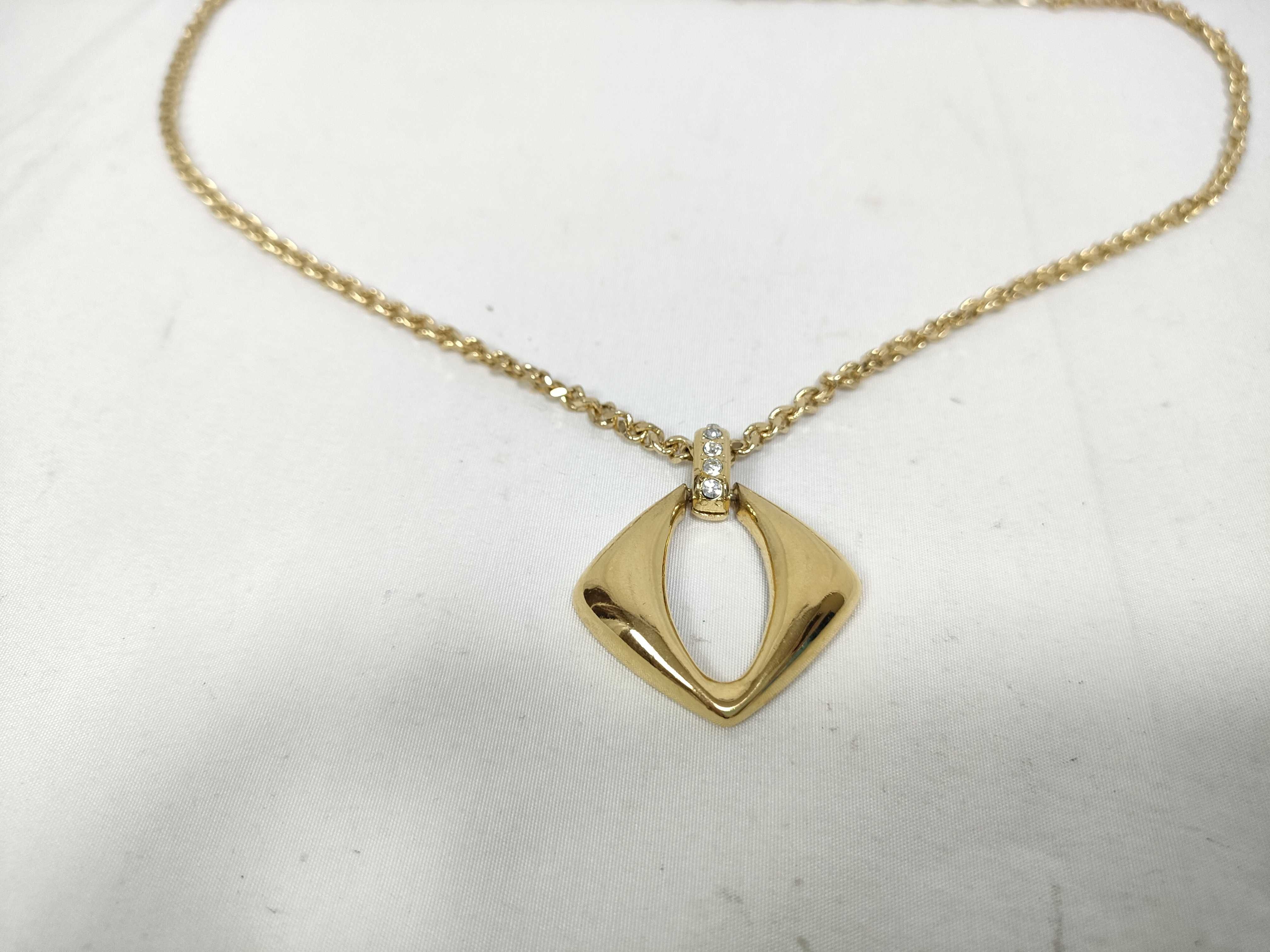 Stone Necklace Gold Necklace — view 2