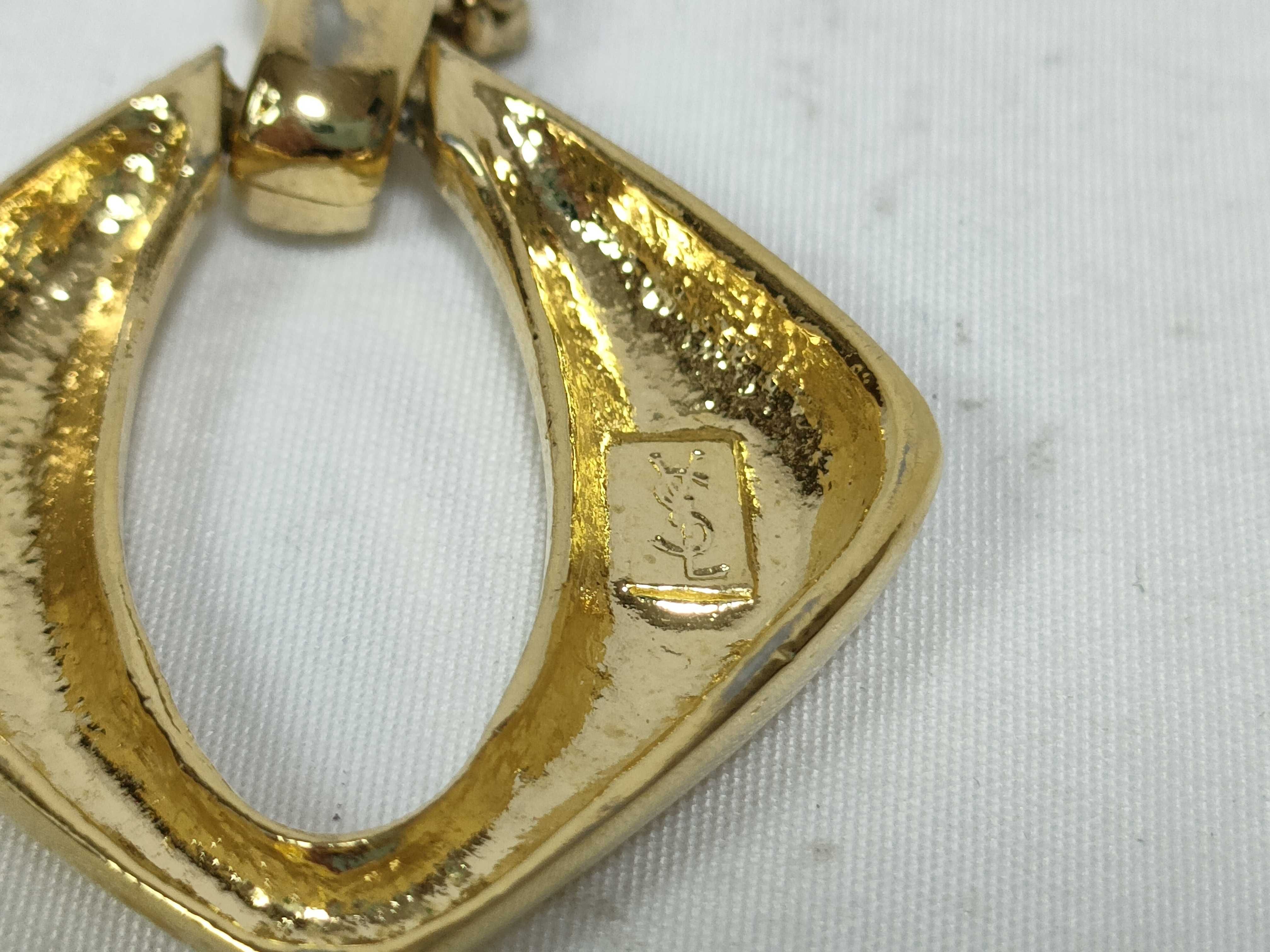 Stone Necklace Gold Necklace — view 4
