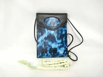 Shoulder Bag, Camouflage Blue