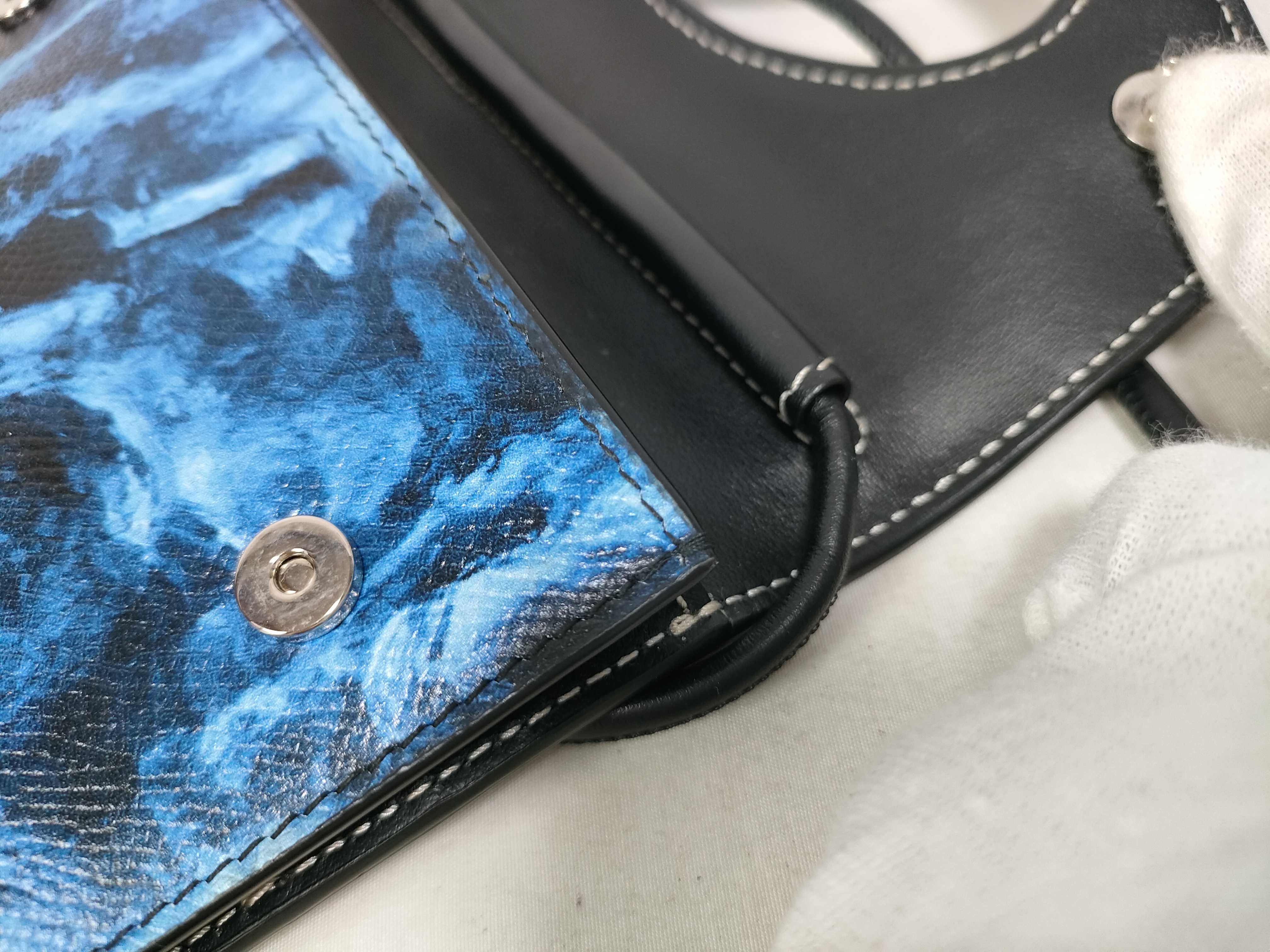 Shoulder Bag, Camouflage Blue — view 11