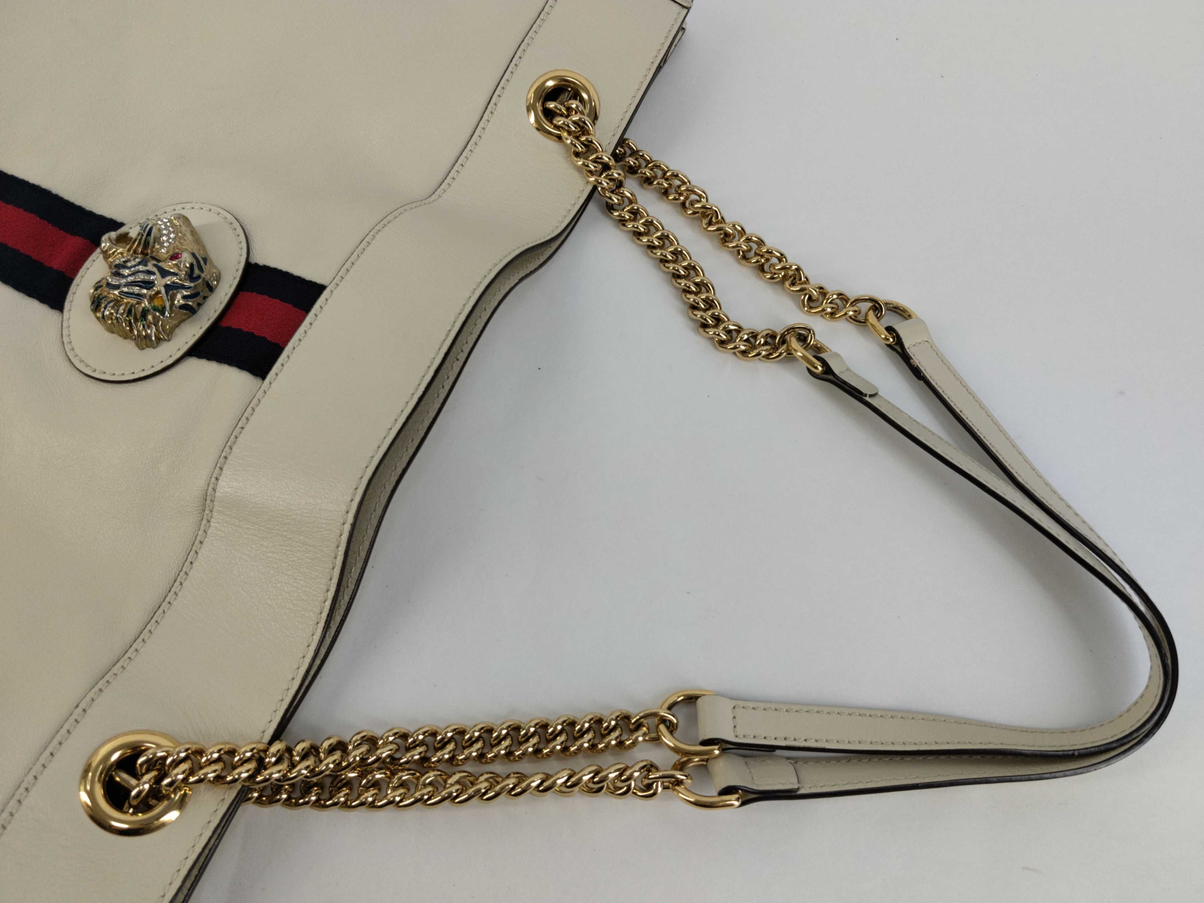 Raja White Tiger Head Tote Bag — view 3