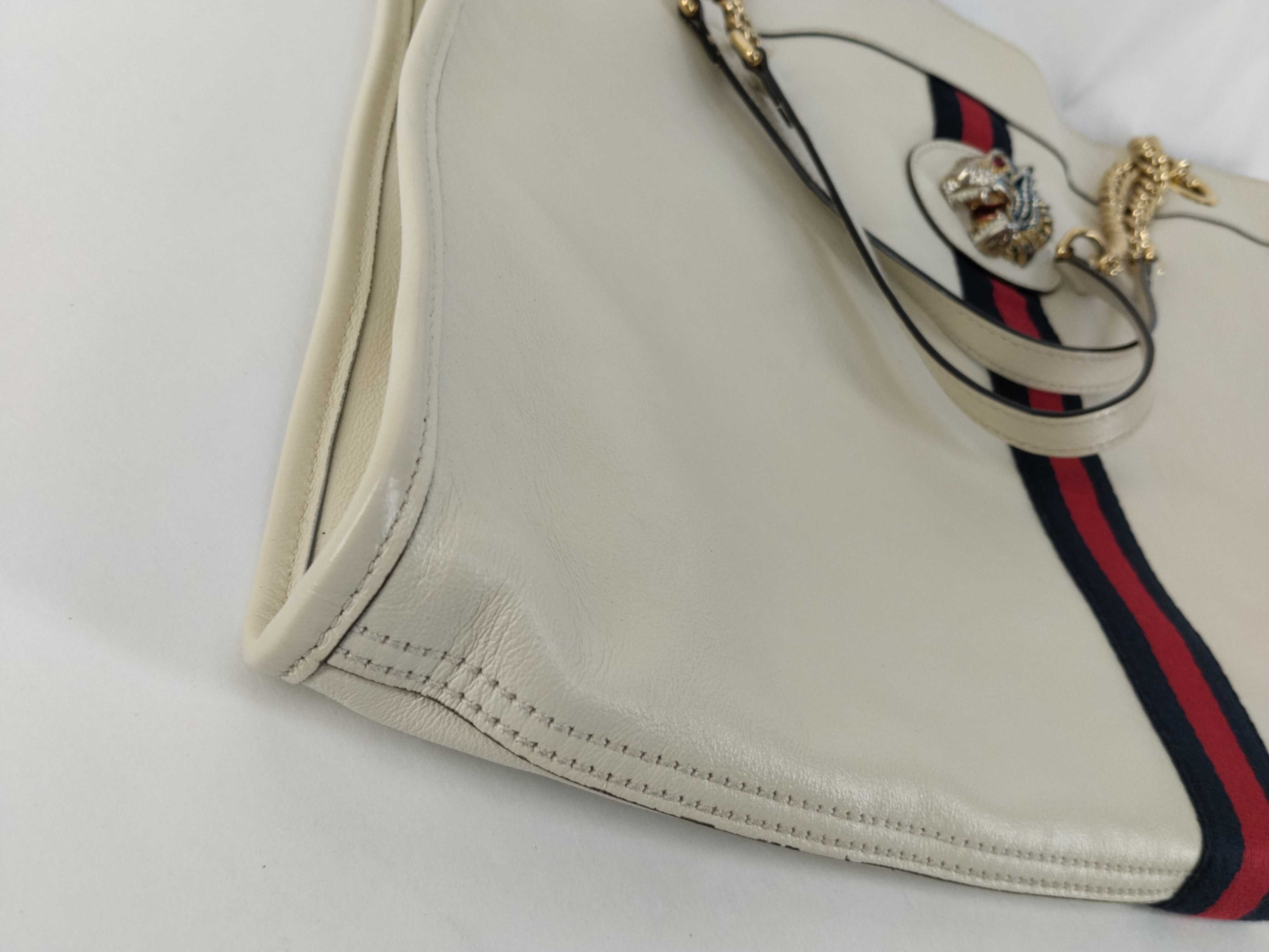 Raja White Tiger Head Tote Bag — view 6