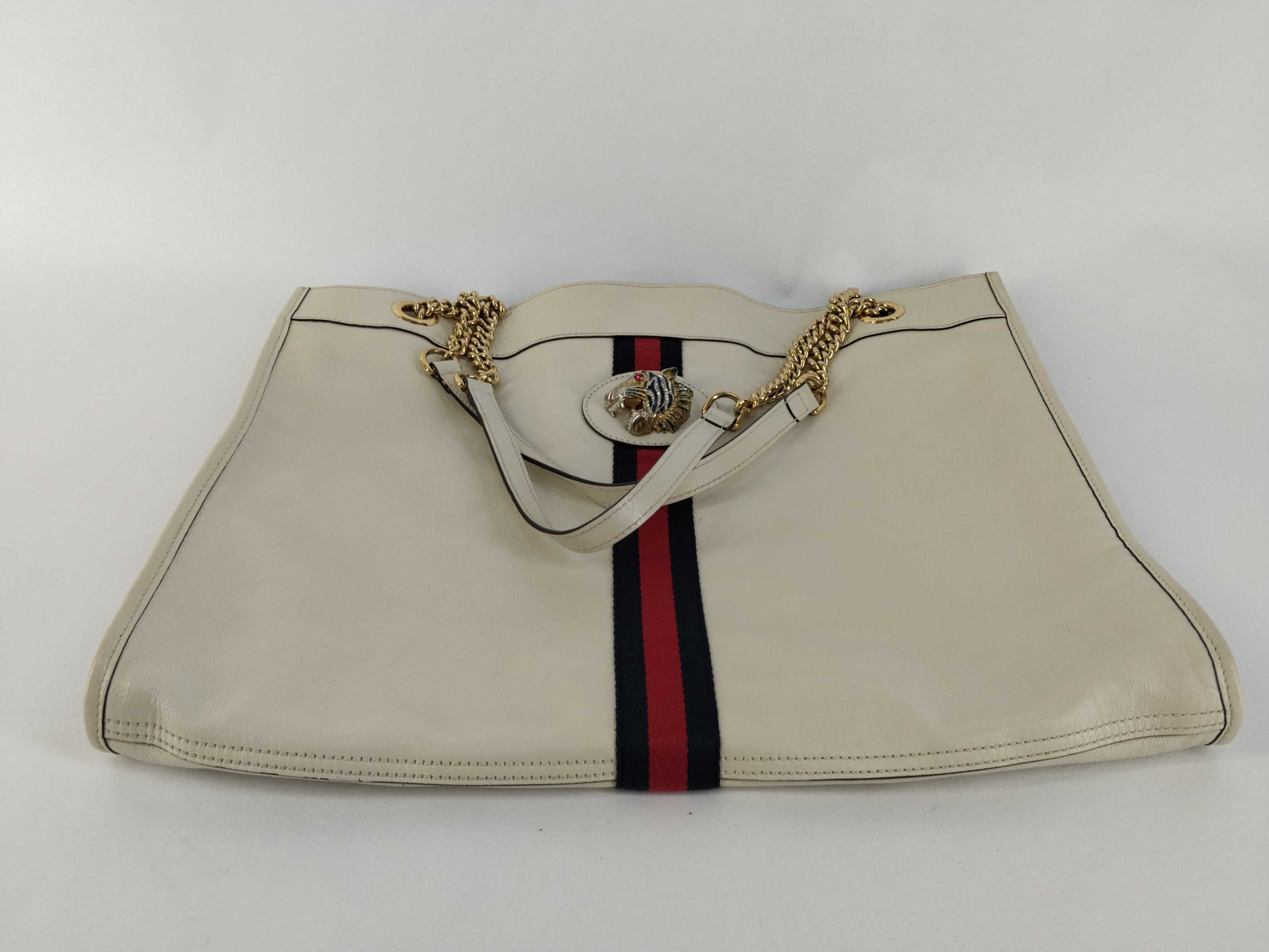 Raja White Tiger Head Tote Bag — view 7