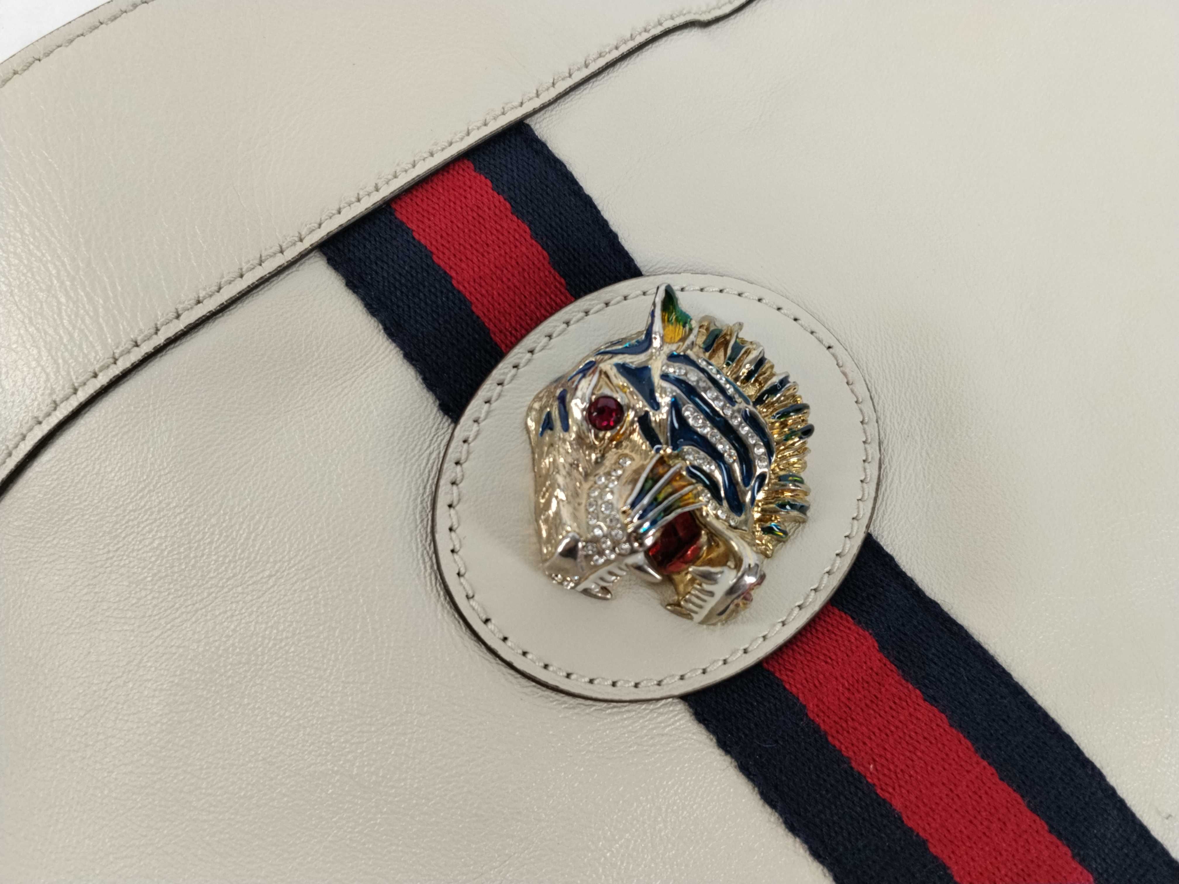 Raja White Tiger Head Tote Bag — view 8