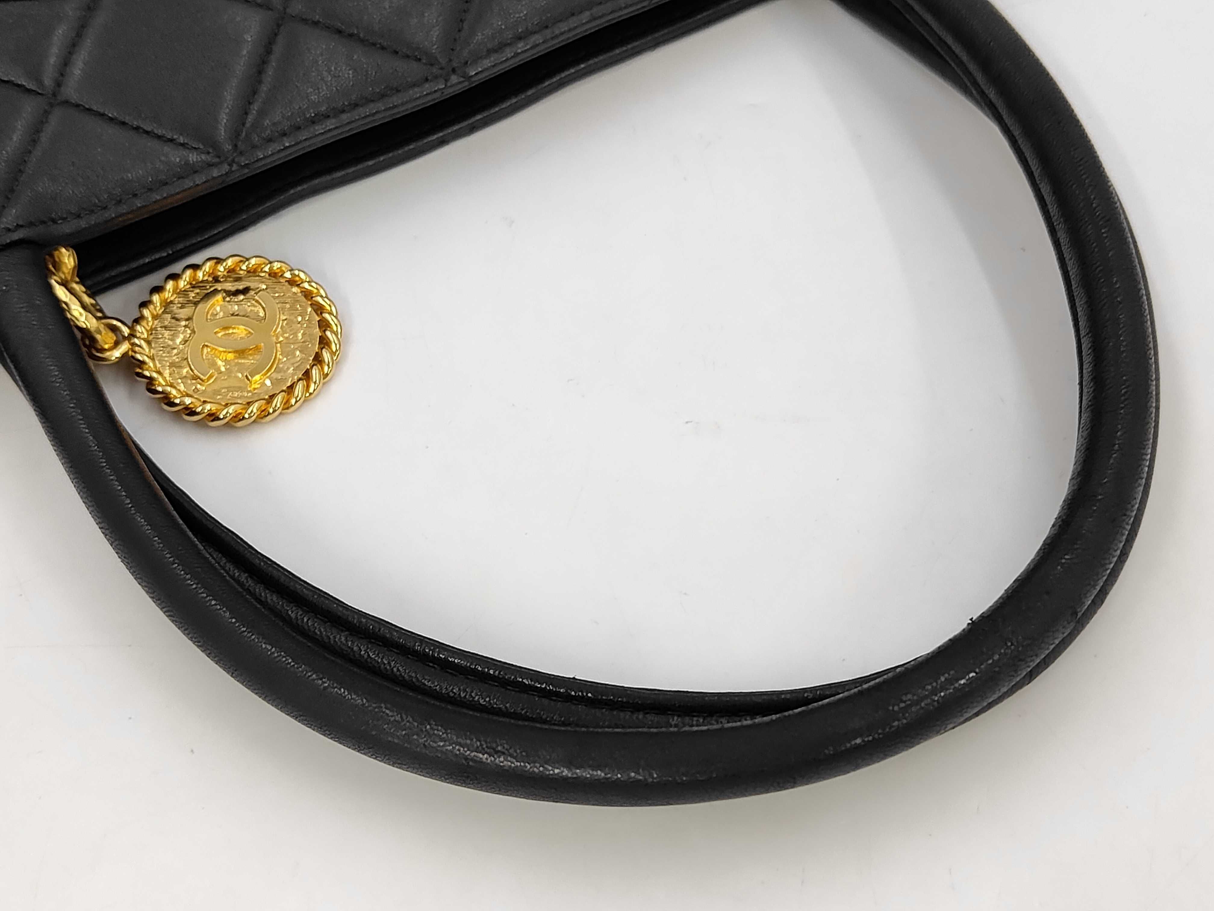 Lambskin Tote Bag (Reissue) - Black Lambskin Tote Bag — view 5