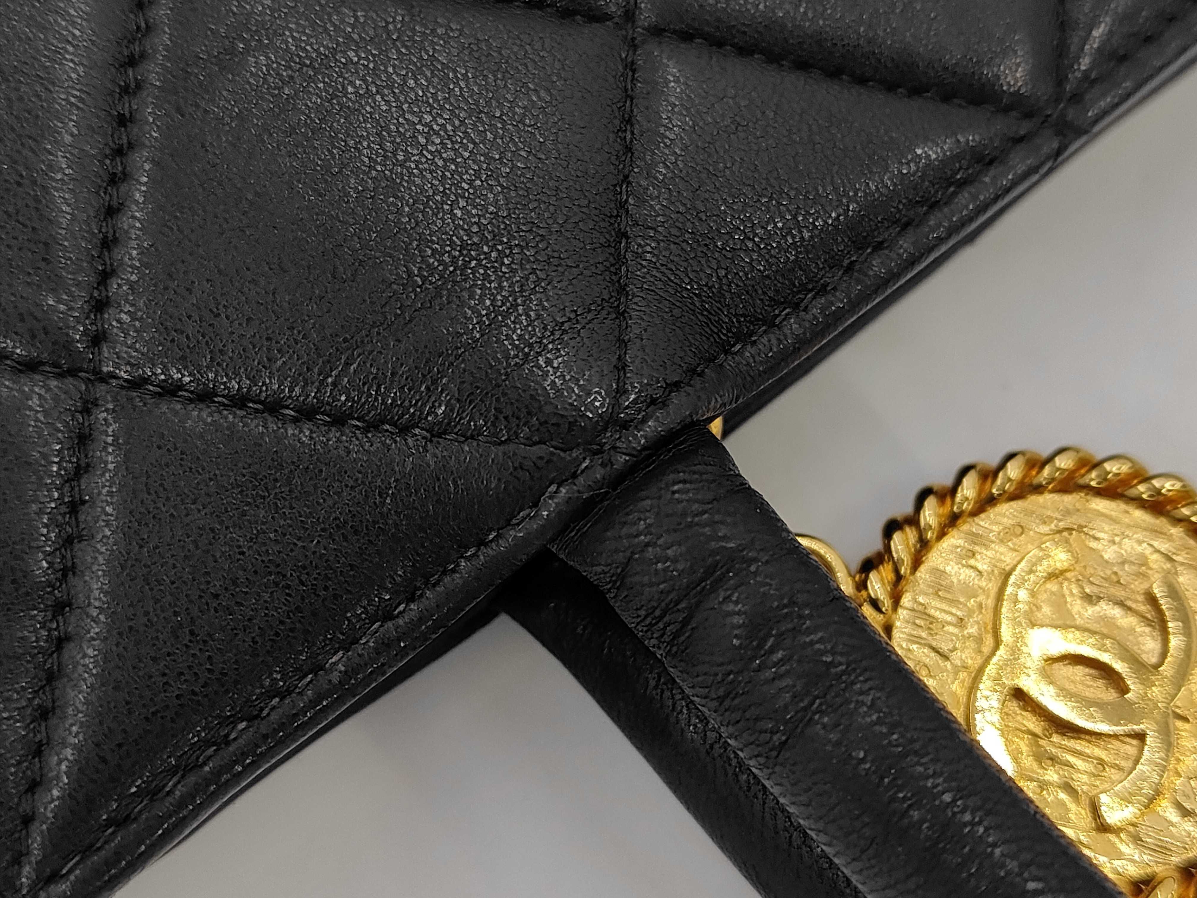 Lambskin Tote Bag (Reissue) - Black Lambskin Tote Bag — view 7