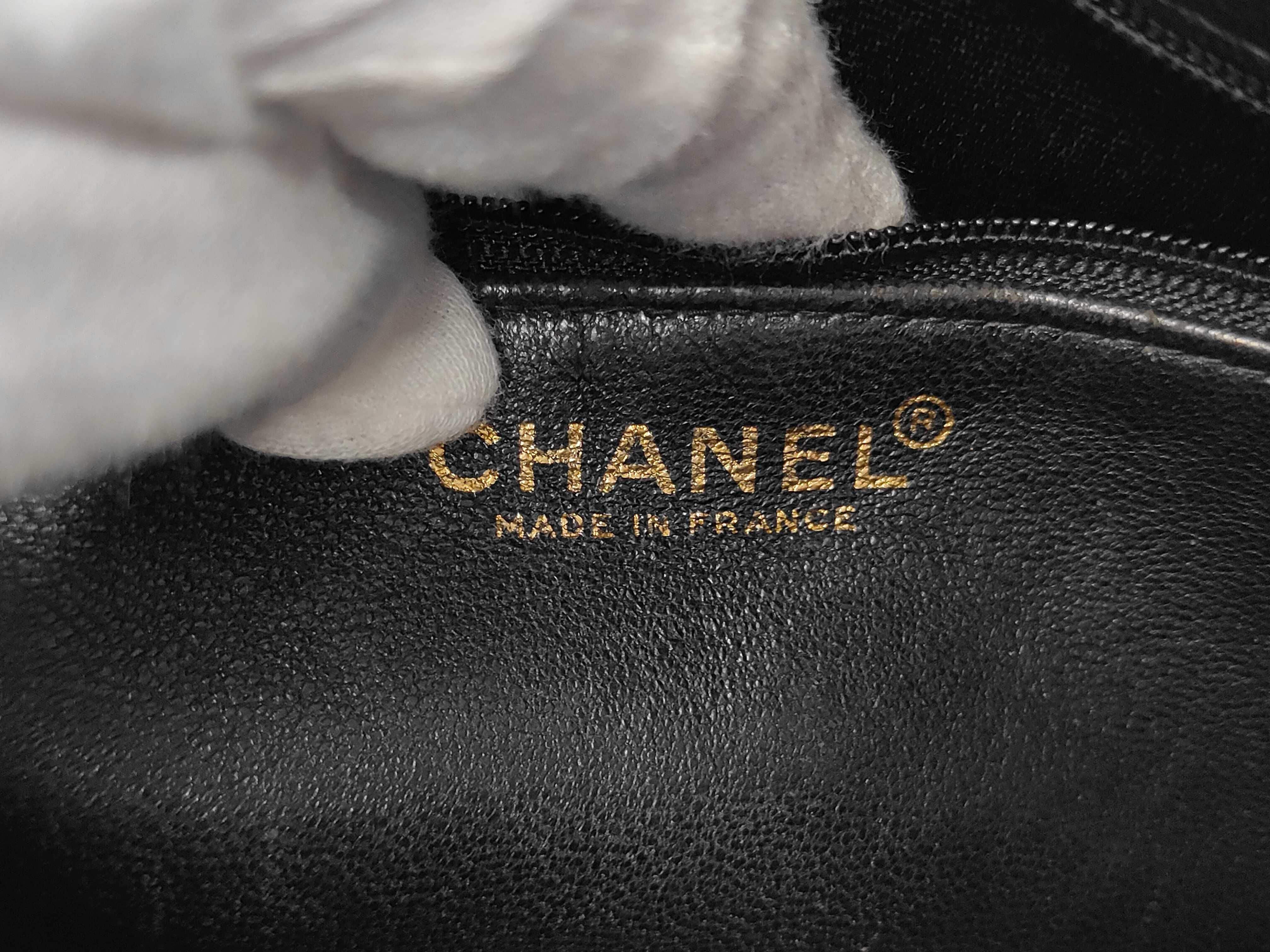 Lambskin Tote Bag (Reissue) - Black Lambskin Tote Bag — view 9
