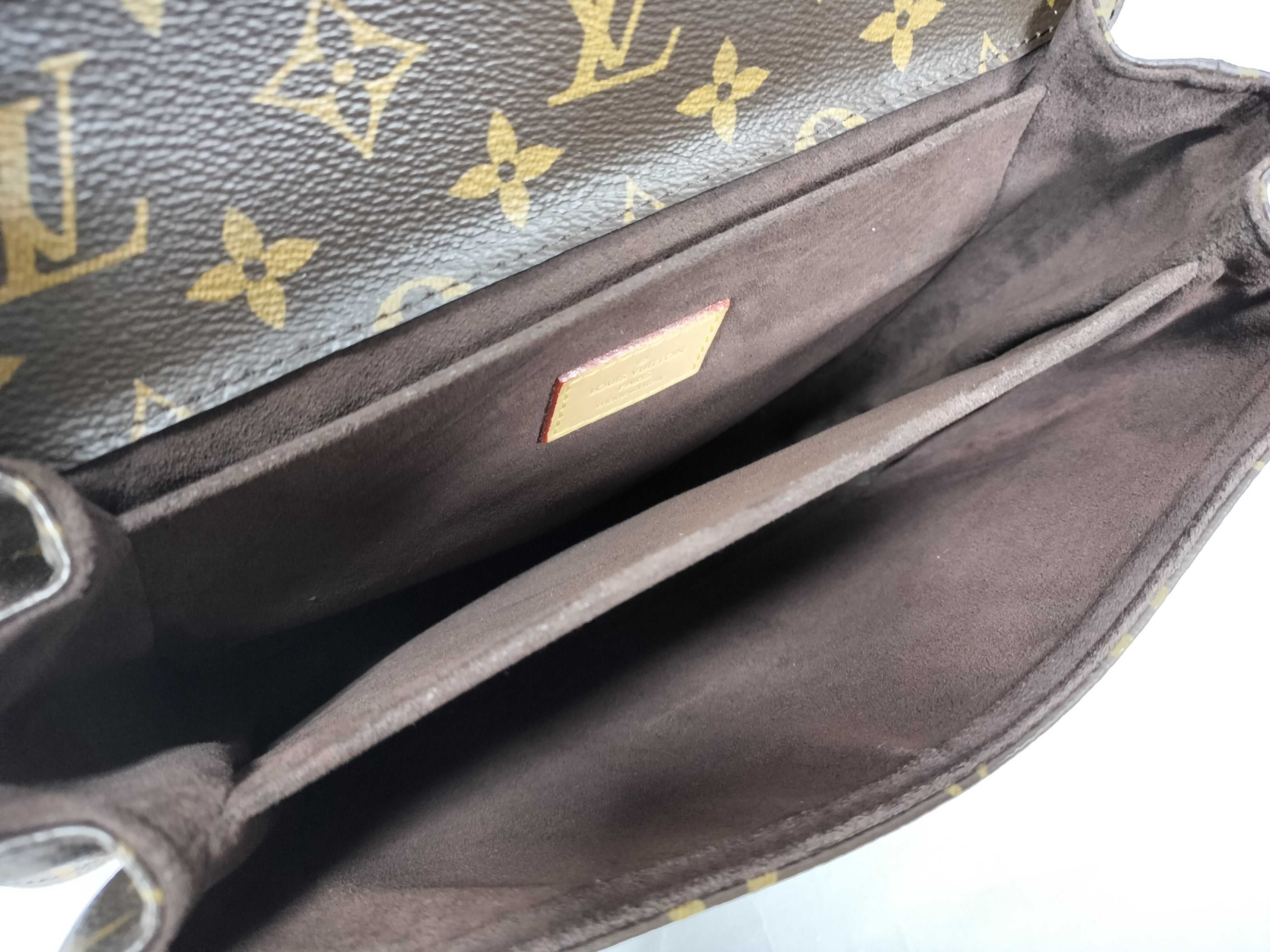 Monogram Pochette Metis Brown Gold Monogram PL0148 Handbag — view 11