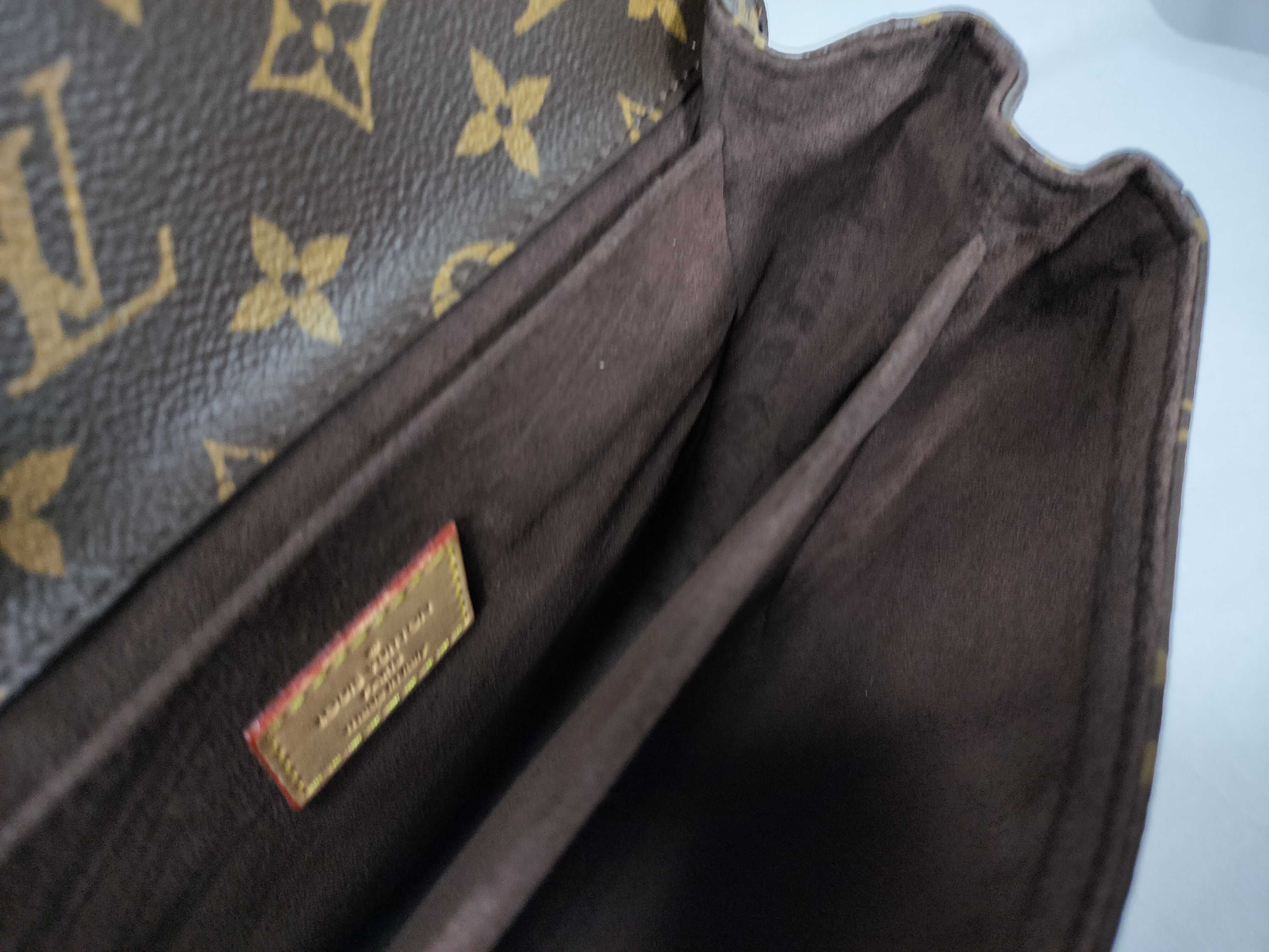 Monogram Pochette Metis Brown Gold Monogram PL0148 Handbag — view 12