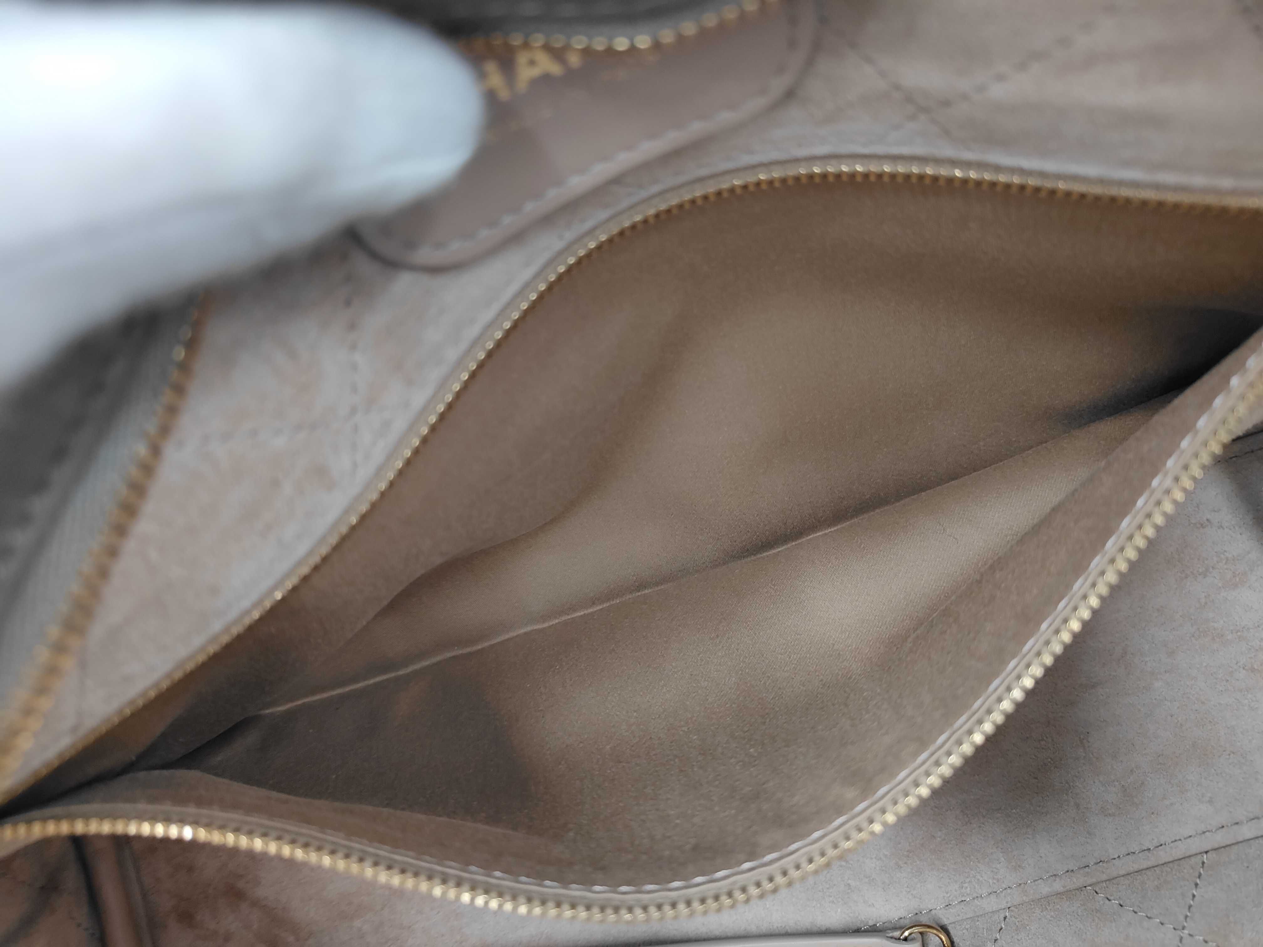 Calfskin Large Bowling Tote Bag Handbag — view 11