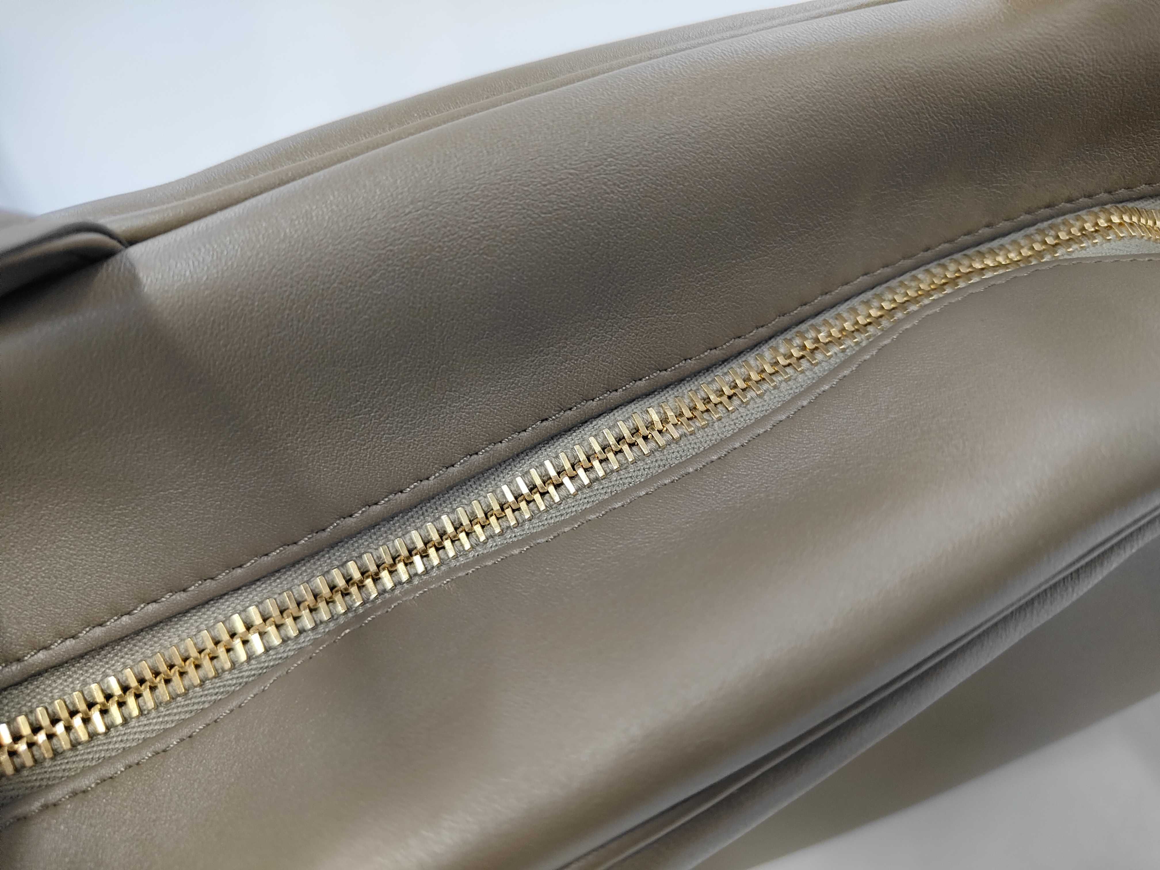 Calfskin Large Bowling Tote Bag Handbag — view 8