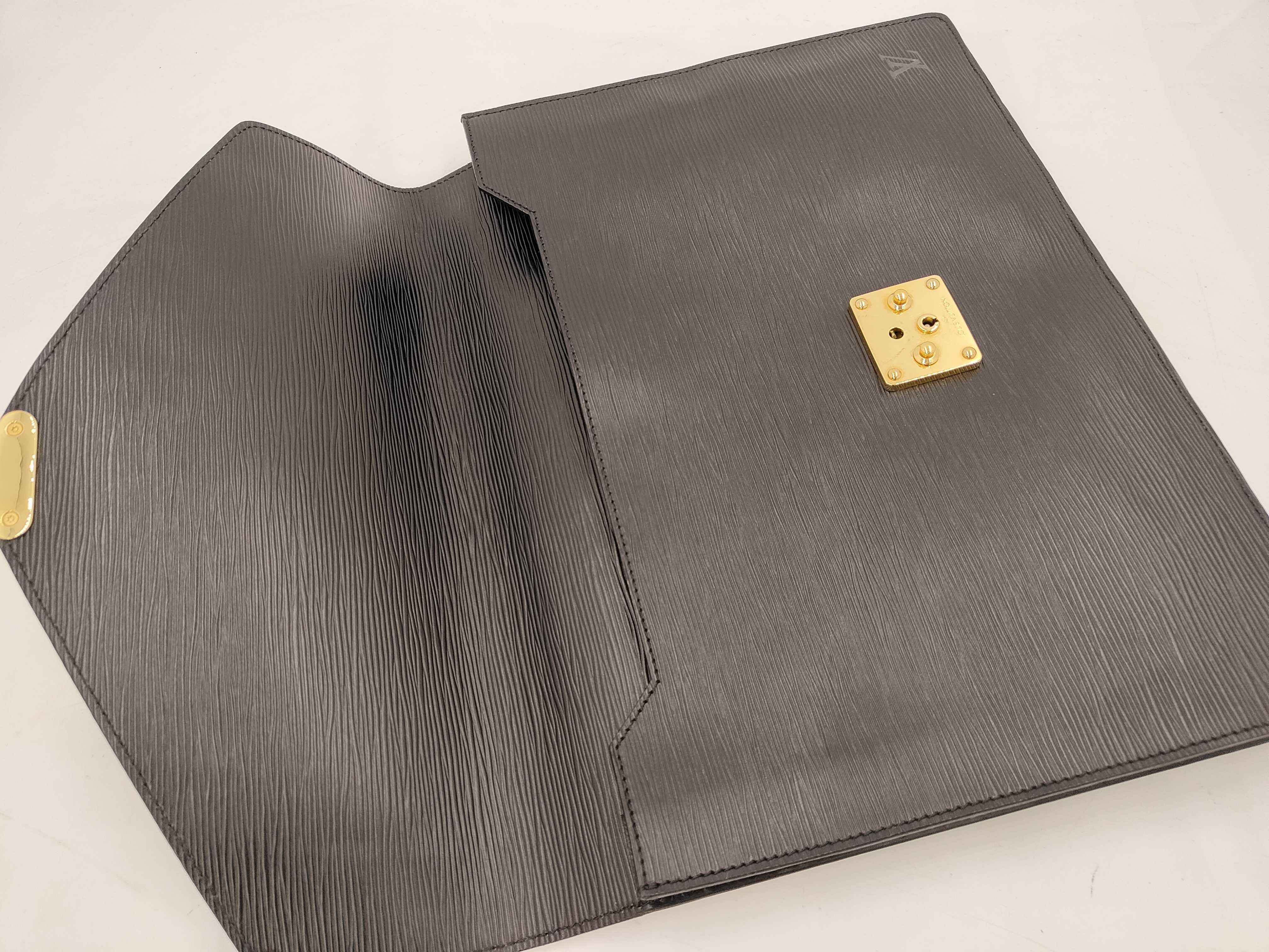 Epi Noir Clutch Bag — view 6