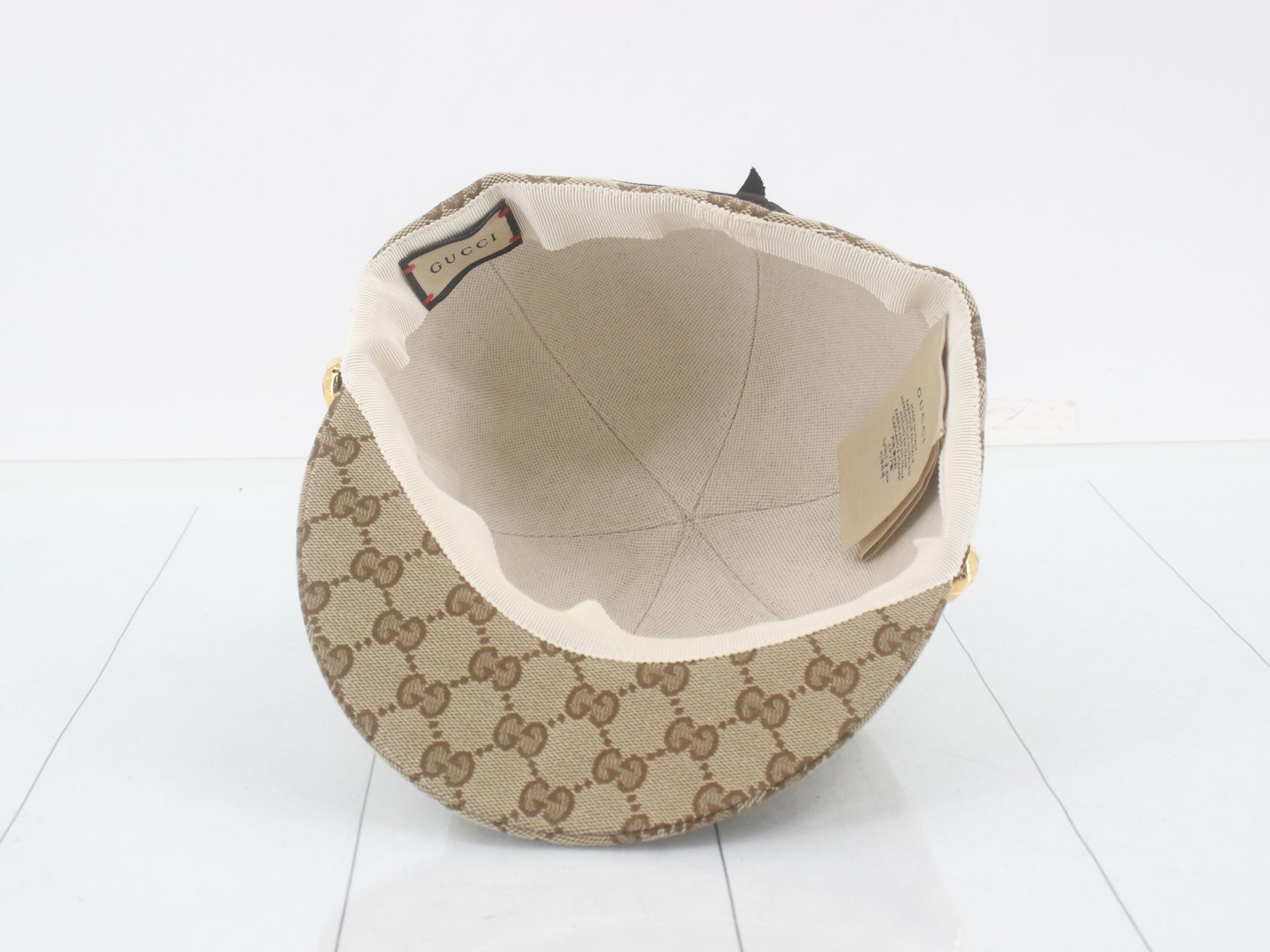 GG Canvas Hat with Ribbon — view 3