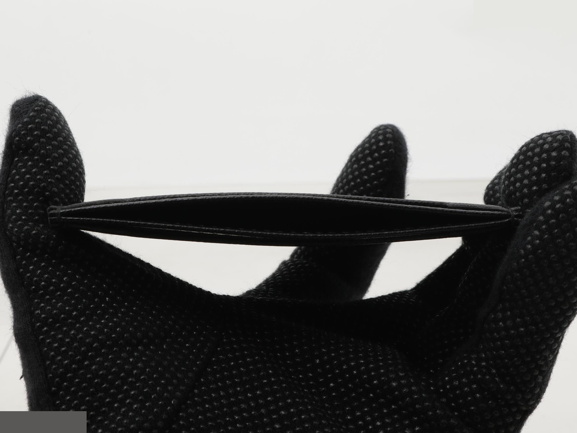 Saffiano card case, black — view 4